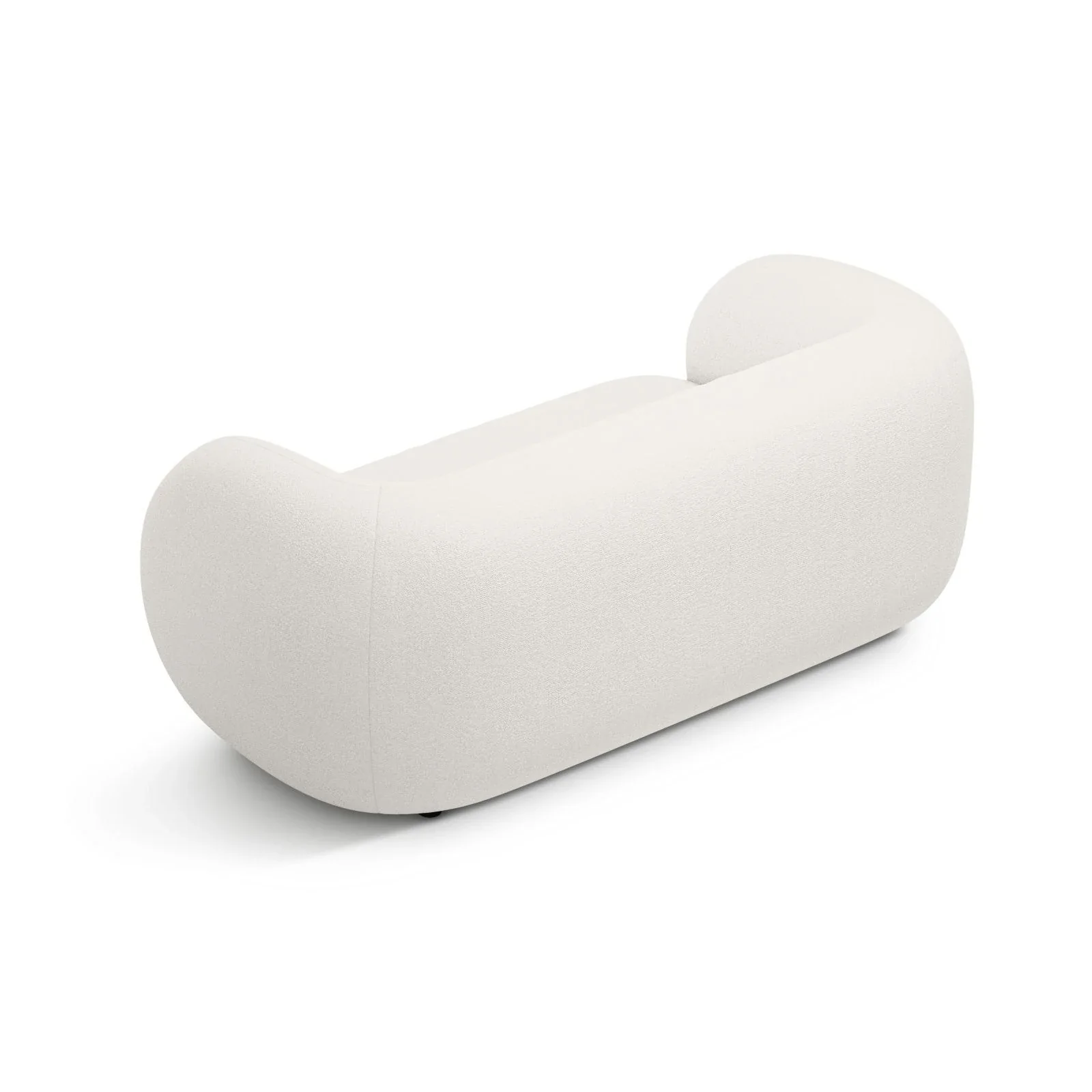 Kate 2-Sitzer Sofa in Samt, Strukturstoff oder Boucle, 183x99 cm - Image 3