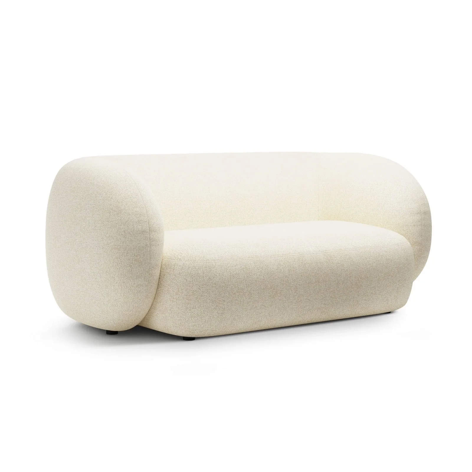 Kate 2-Sitzer Sofa in Samt, Strukturstoff oder Boucle, 183x99 cm - Image 30