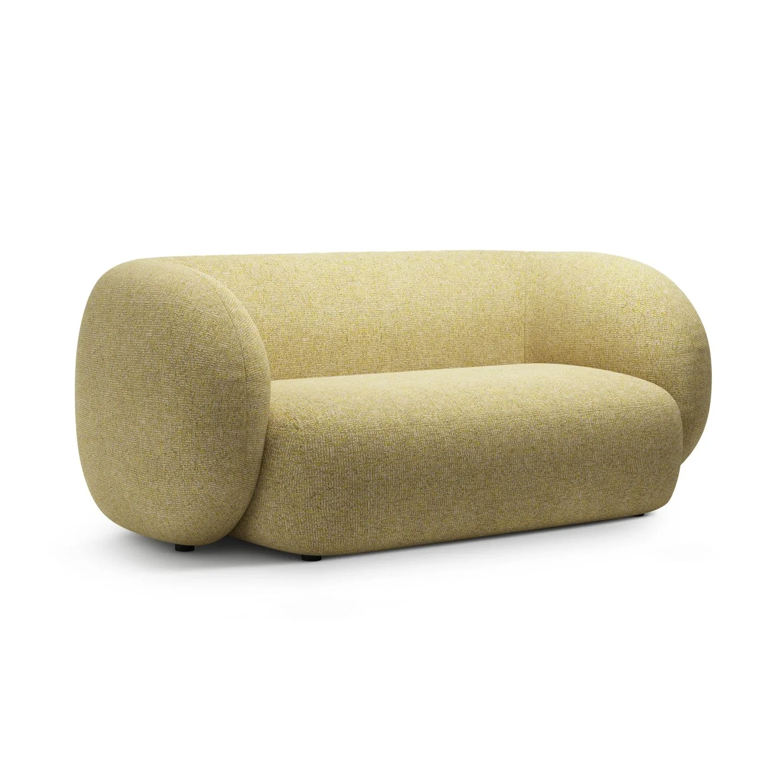 Kate 2-Sitzer Sofa in Samt, Strukturstoff oder Boucle, 183x99 cm - Image 38