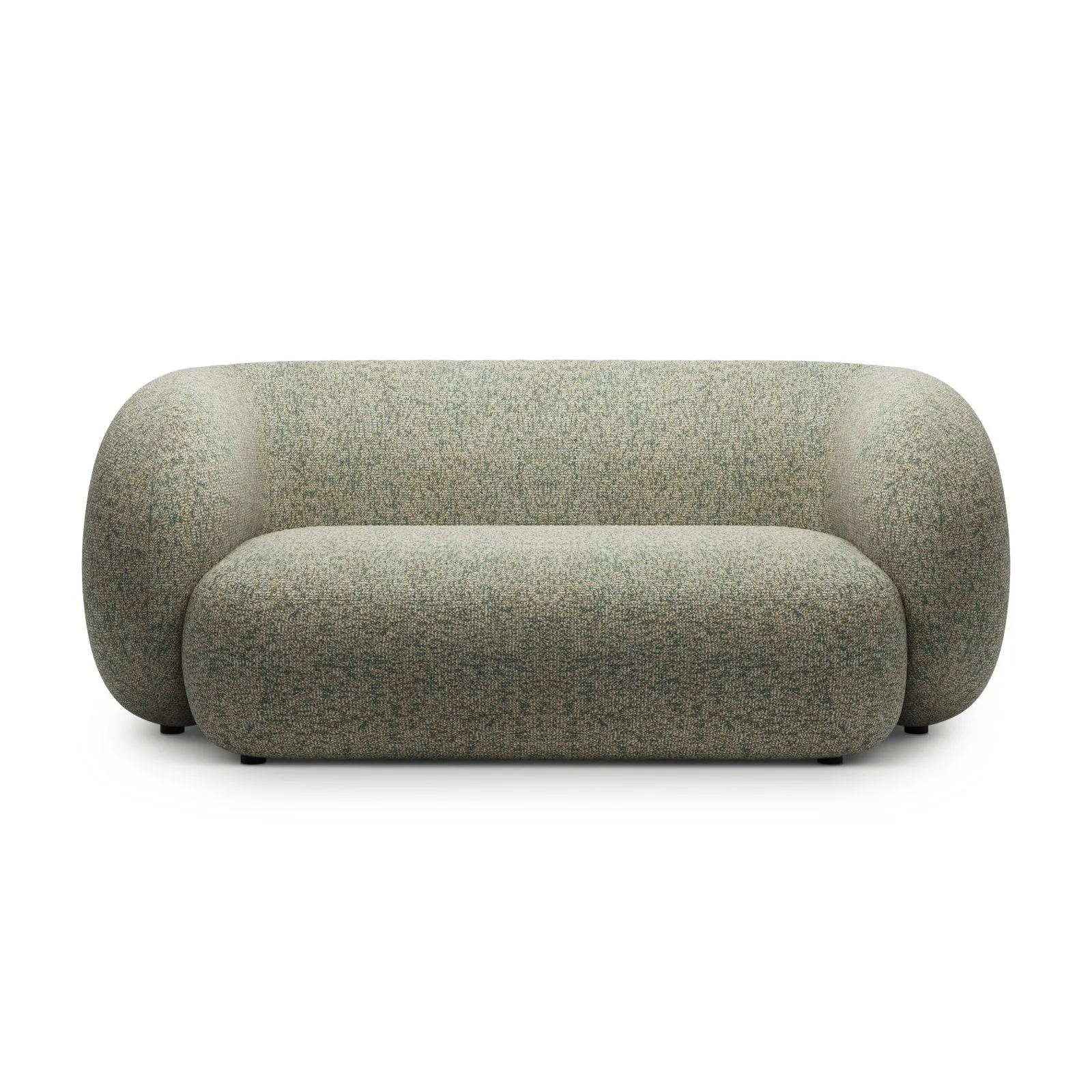 Kate 2-Sitzer Sofa in Samt, Strukturstoff oder Boucle, 183x99 cm - Image 41