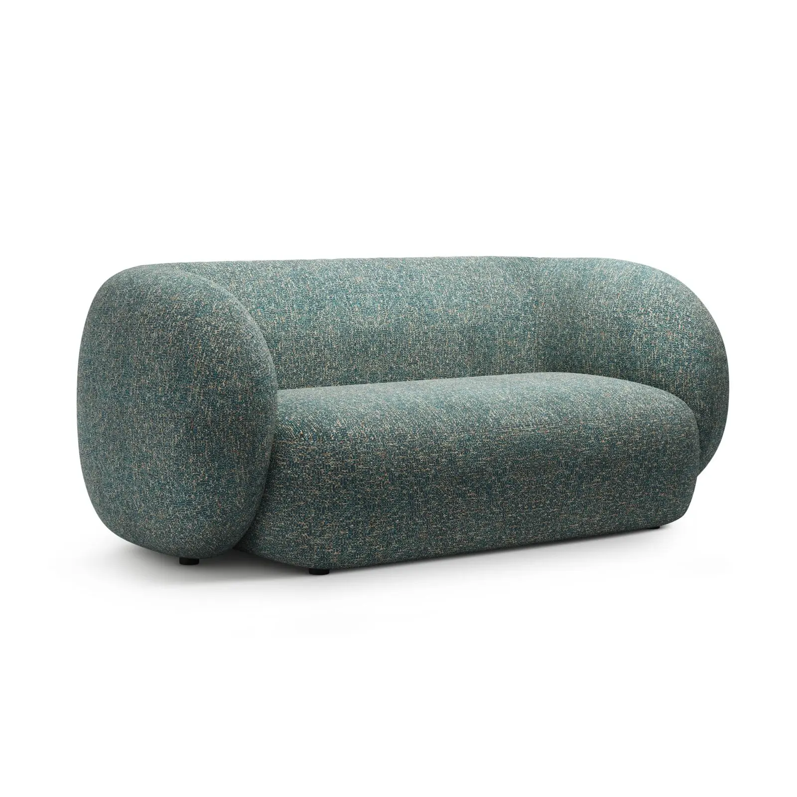 Kate 2-Sitzer Sofa in Samt, Strukturstoff oder Boucle, 183x99 cm - Image 46