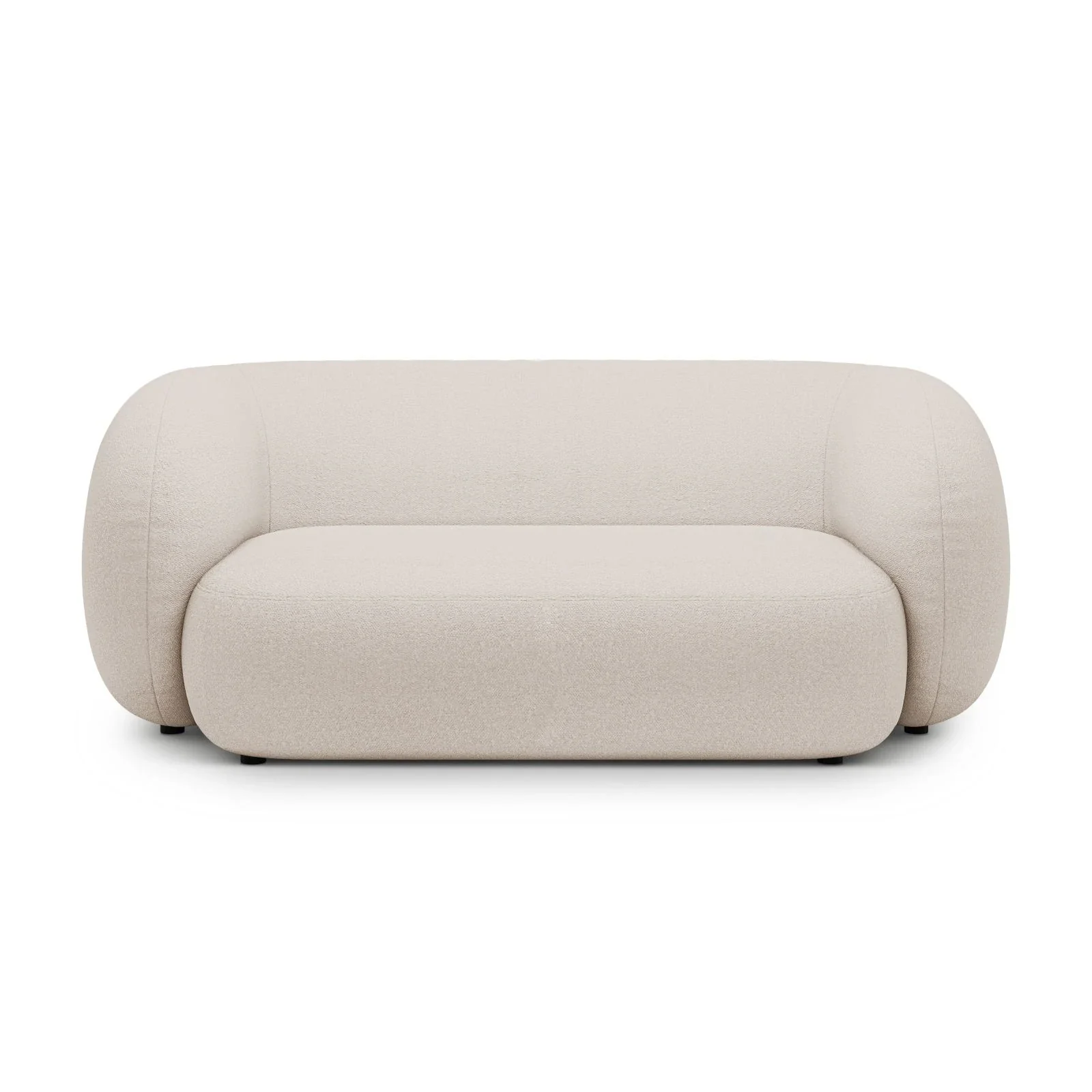Kate 2-Sitzer Sofa in Samt, Strukturstoff oder Boucle, 183x99 cm - Image 5
