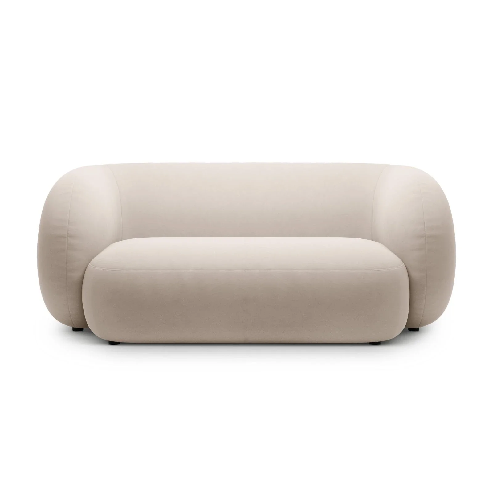 Kate 2-Sitzer Sofa in Samt, Strukturstoff oder Boucle, 183x99 cm - Image 53