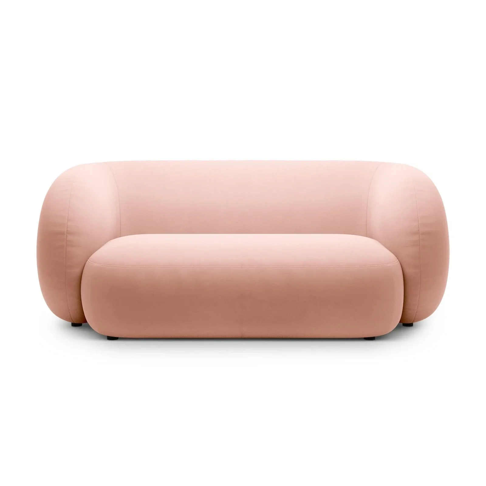 Kate 2-Sitzer Sofa in Samt, Strukturstoff oder Boucle, 183x99 cm - Image 65