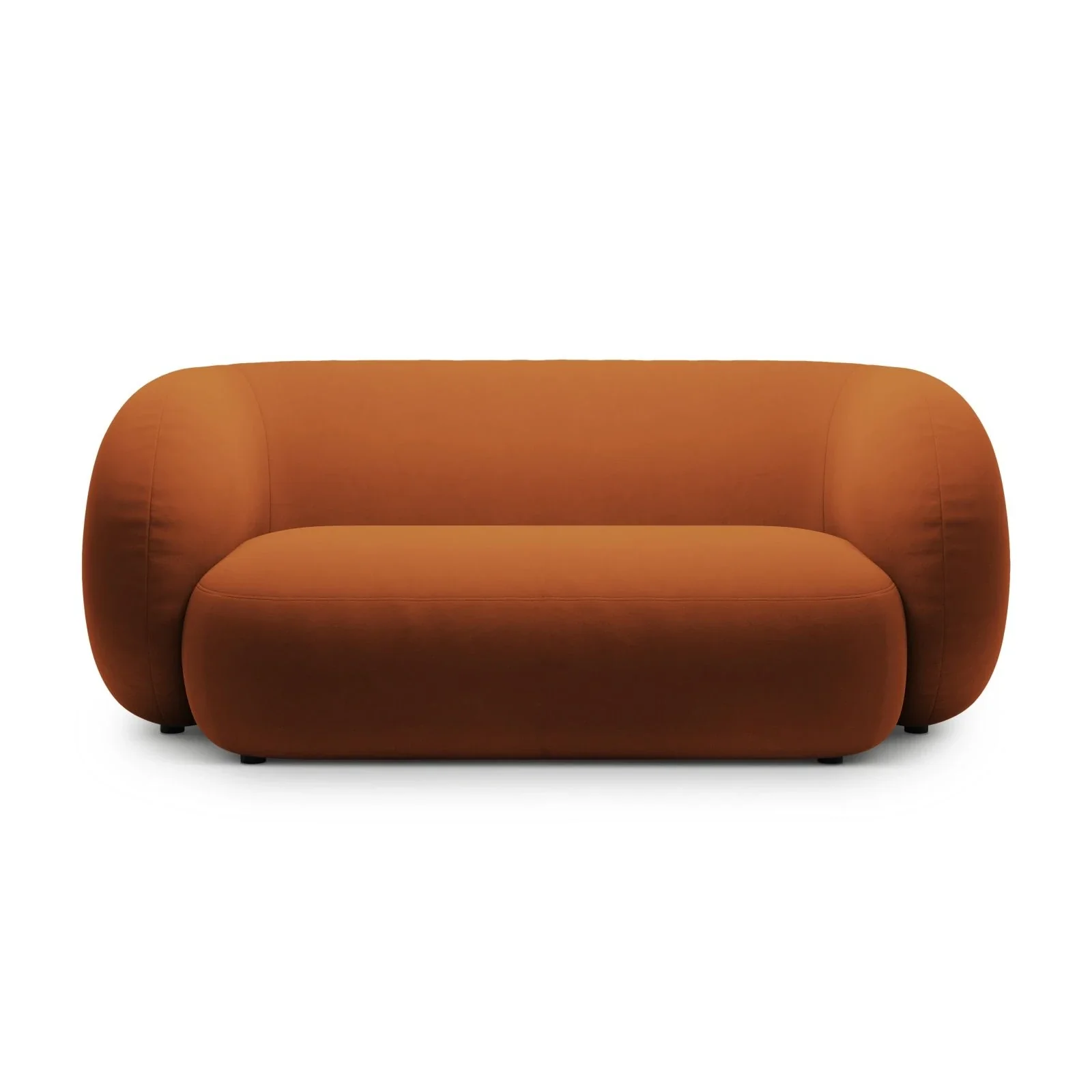Kate 2-Sitzer Sofa in Samt, Strukturstoff oder Boucle, 183x99 cm - Image 69