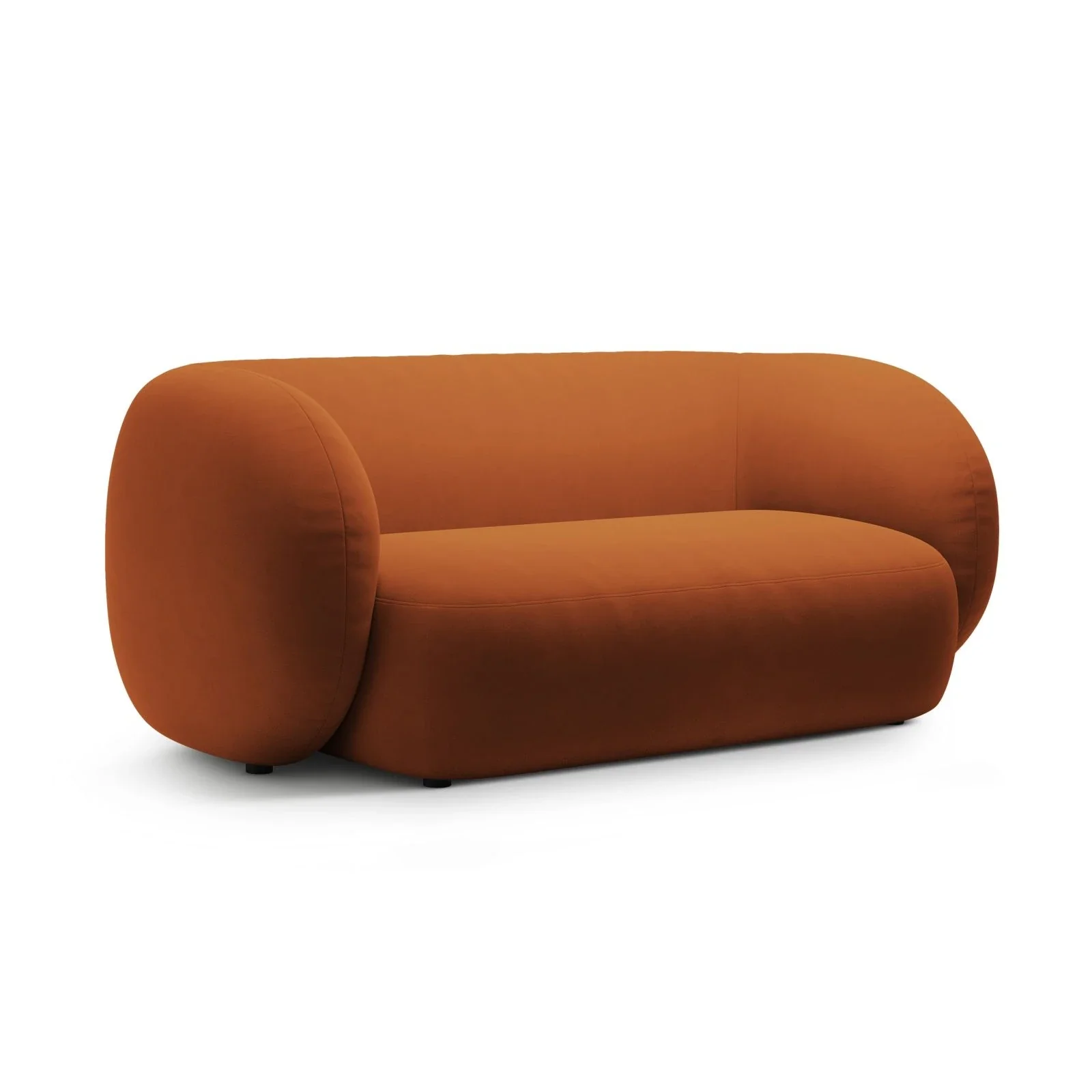 Kate 2-Sitzer Sofa in Samt, Strukturstoff oder Boucle, 183x99 cm - Image 70