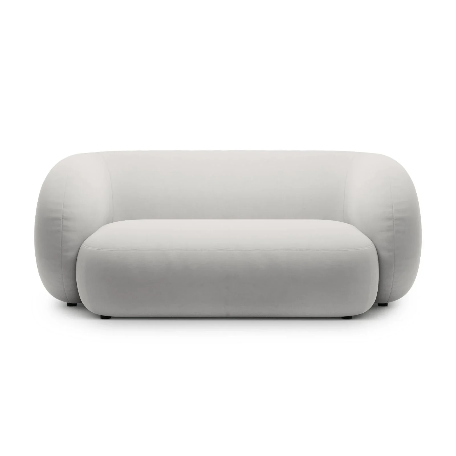 Kate 2-Sitzer Sofa in Samt, Strukturstoff oder Boucle, 183x99 cm - Image 73