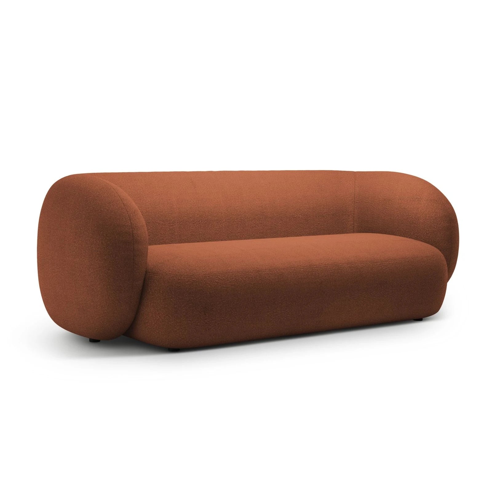 Kate 3-Sitzer Sofa mit Bezug aus Samt, Strukturstoff oder Boucle, 213x99 cm - Image 10