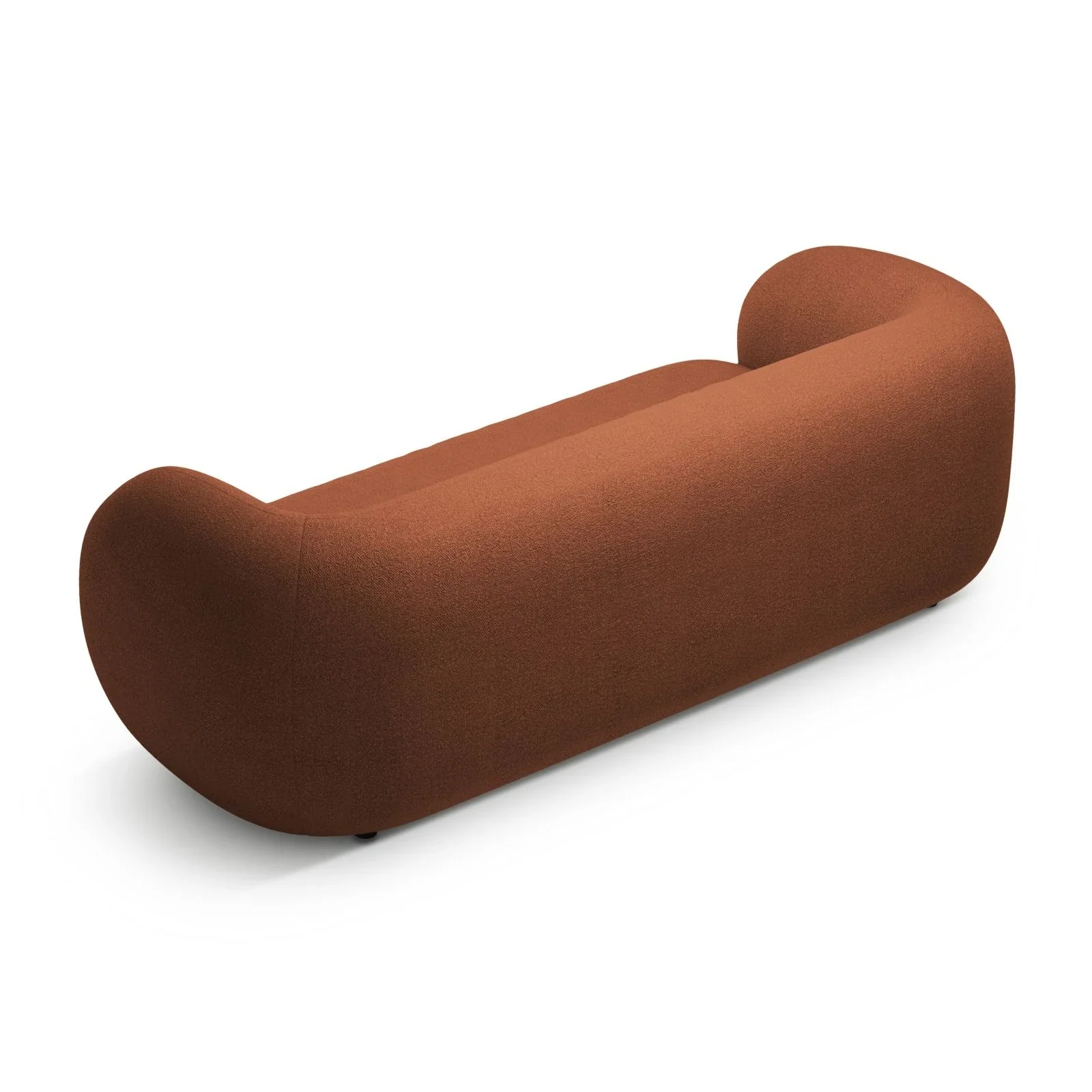 Kate 3-Sitzer Sofa mit Bezug aus Samt, Strukturstoff oder Boucle, 213x99 cm - Image 11