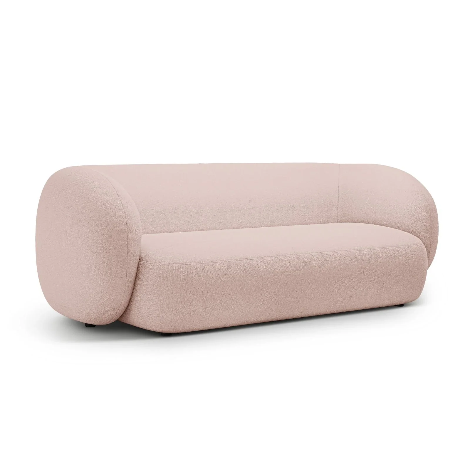 Kate 3-Sitzer Sofa mit Bezug aus Samt, Strukturstoff oder Boucle, 213x99 cm - Image 14