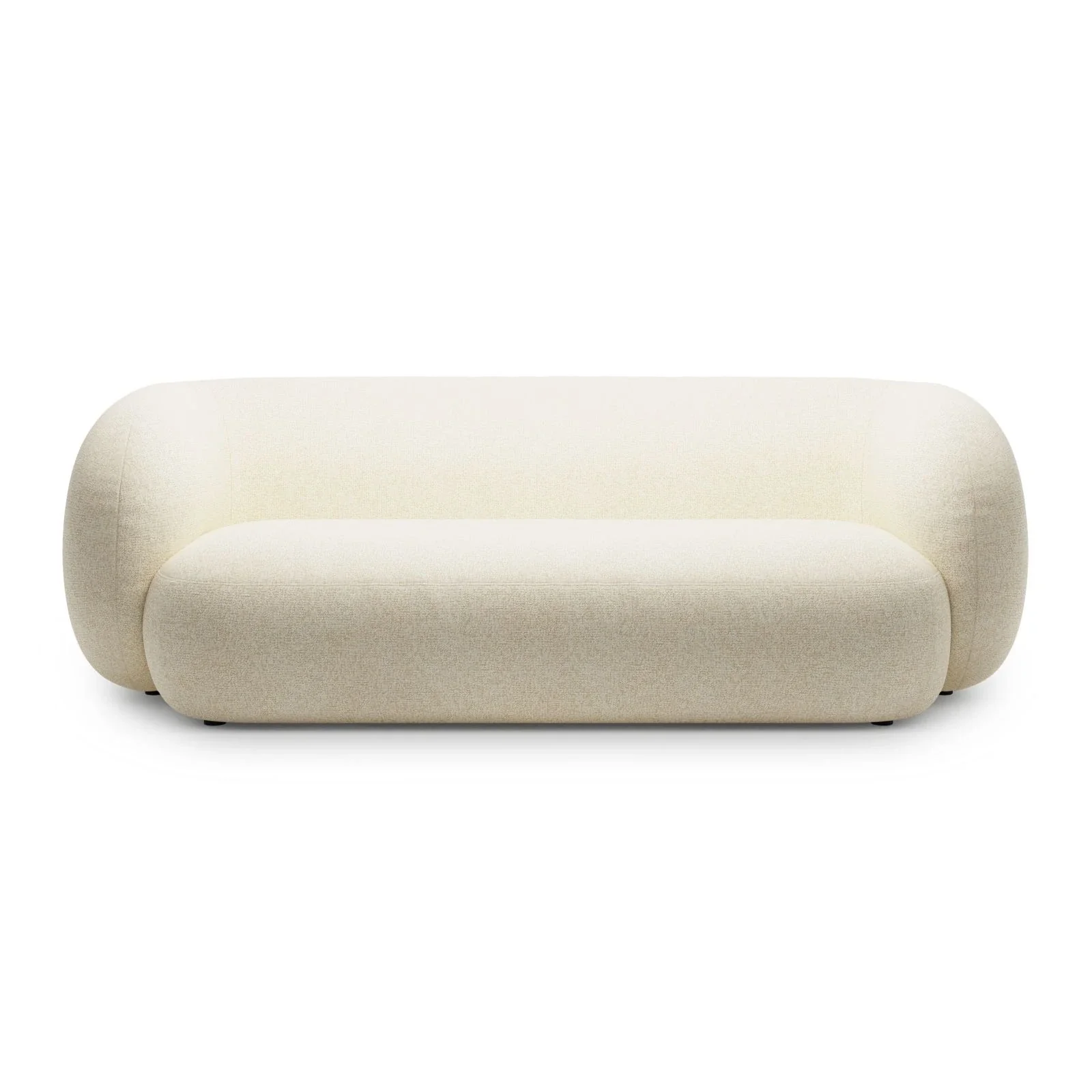 Kate 3-Sitzer Sofa mit Bezug aus Samt, Strukturstoff oder Boucle, 213x99 cm - Image 29