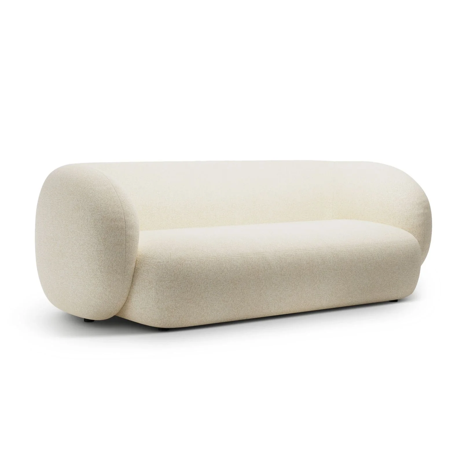 Kate 3-Sitzer Sofa mit Bezug aus Samt, Strukturstoff oder Boucle, 213x99 cm - Image 30