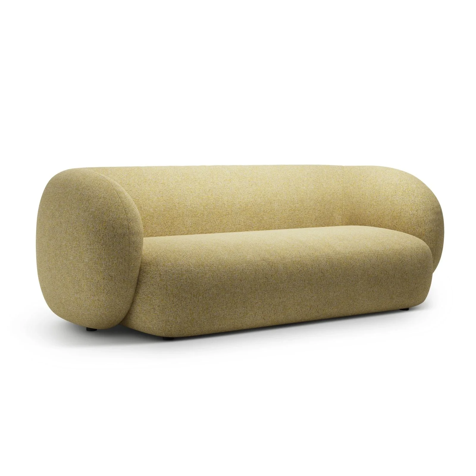 Kate 3-Sitzer Sofa mit Bezug aus Samt, Strukturstoff oder Boucle, 213x99 cm - Image 38