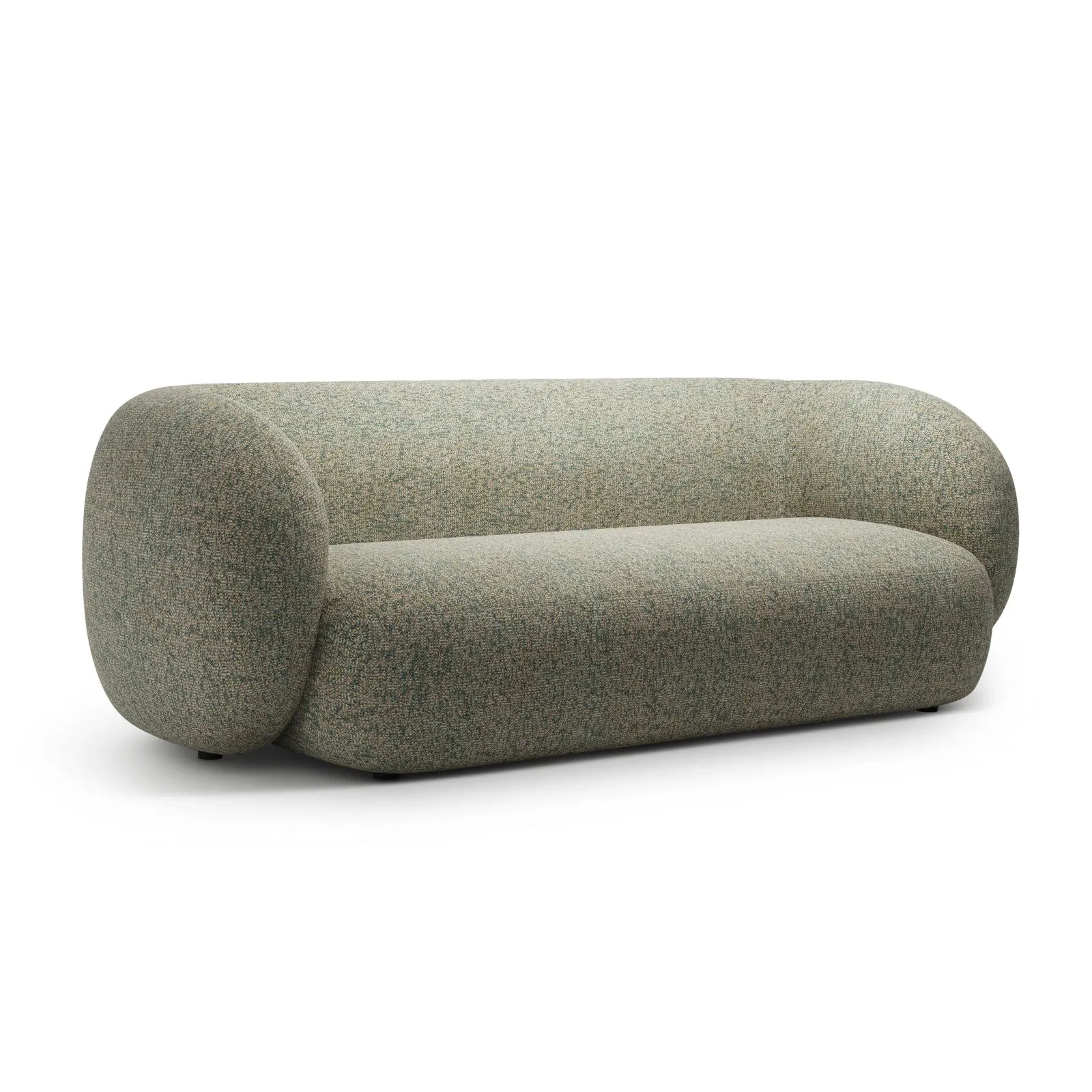 Kate 3-Sitzer Sofa mit Bezug aus Samt, Strukturstoff oder Boucle, 213x99 cm - Image 42