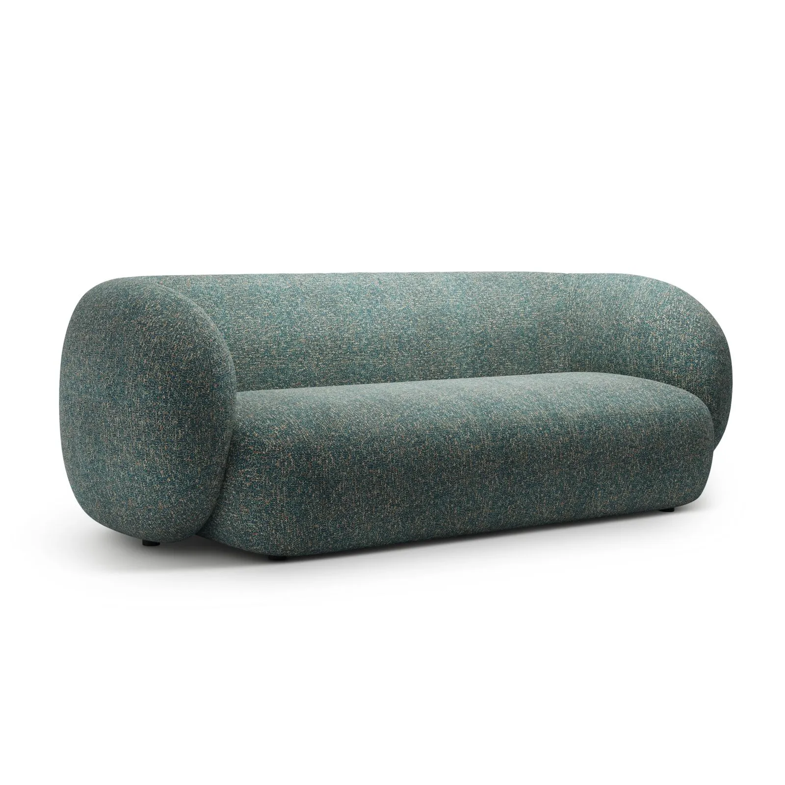 Kate 3-Sitzer Sofa mit Bezug aus Samt, Strukturstoff oder Boucle, 213x99 cm - Image 46