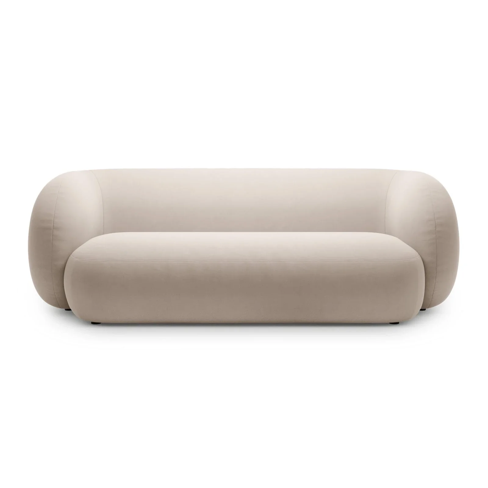 Kate 3-Sitzer Sofa mit Bezug aus Samt, Strukturstoff oder Boucle, 213x99 cm - Image 53