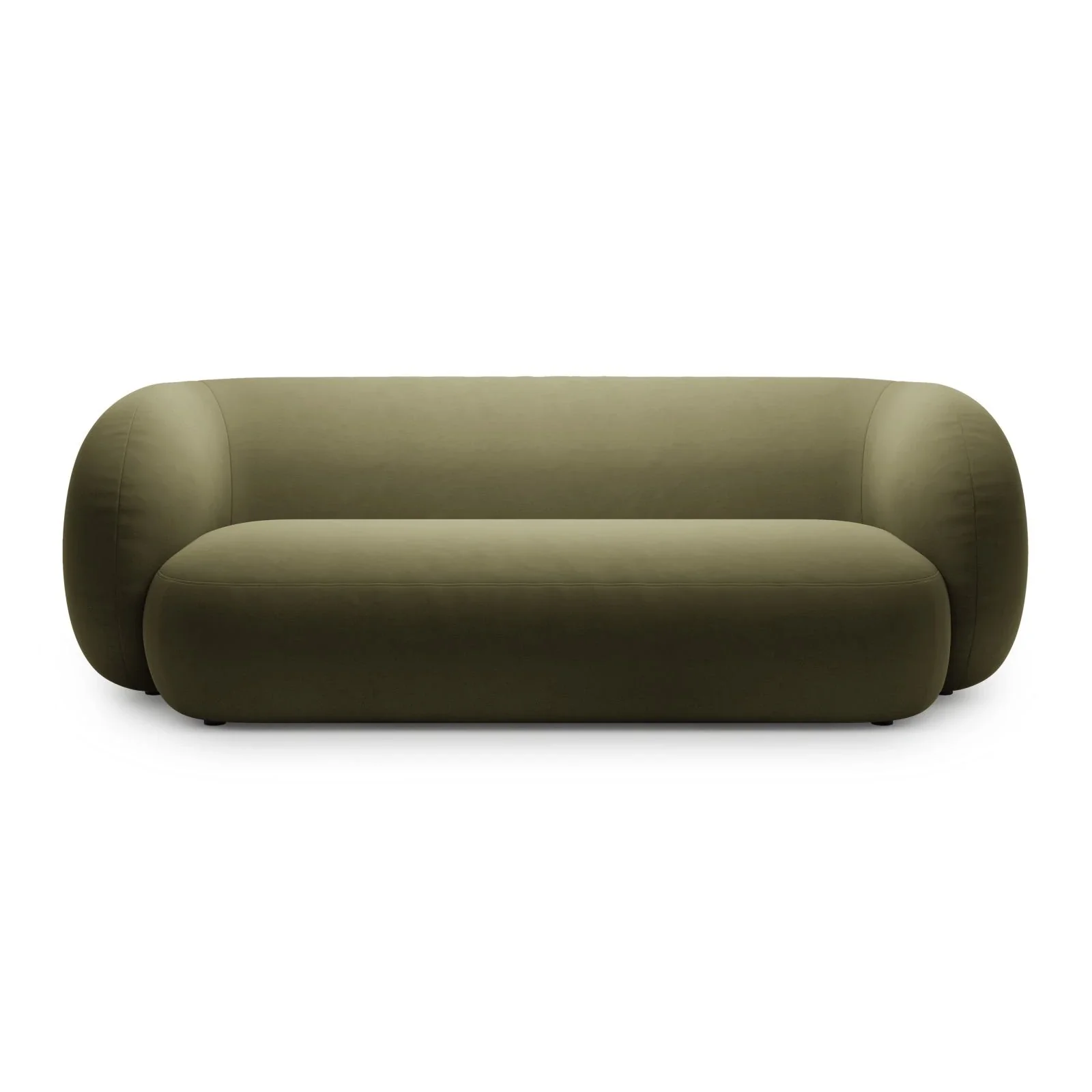 Kate 3-Sitzer Sofa mit Bezug aus Samt, Strukturstoff oder Boucle, 213x99 cm - Image 61