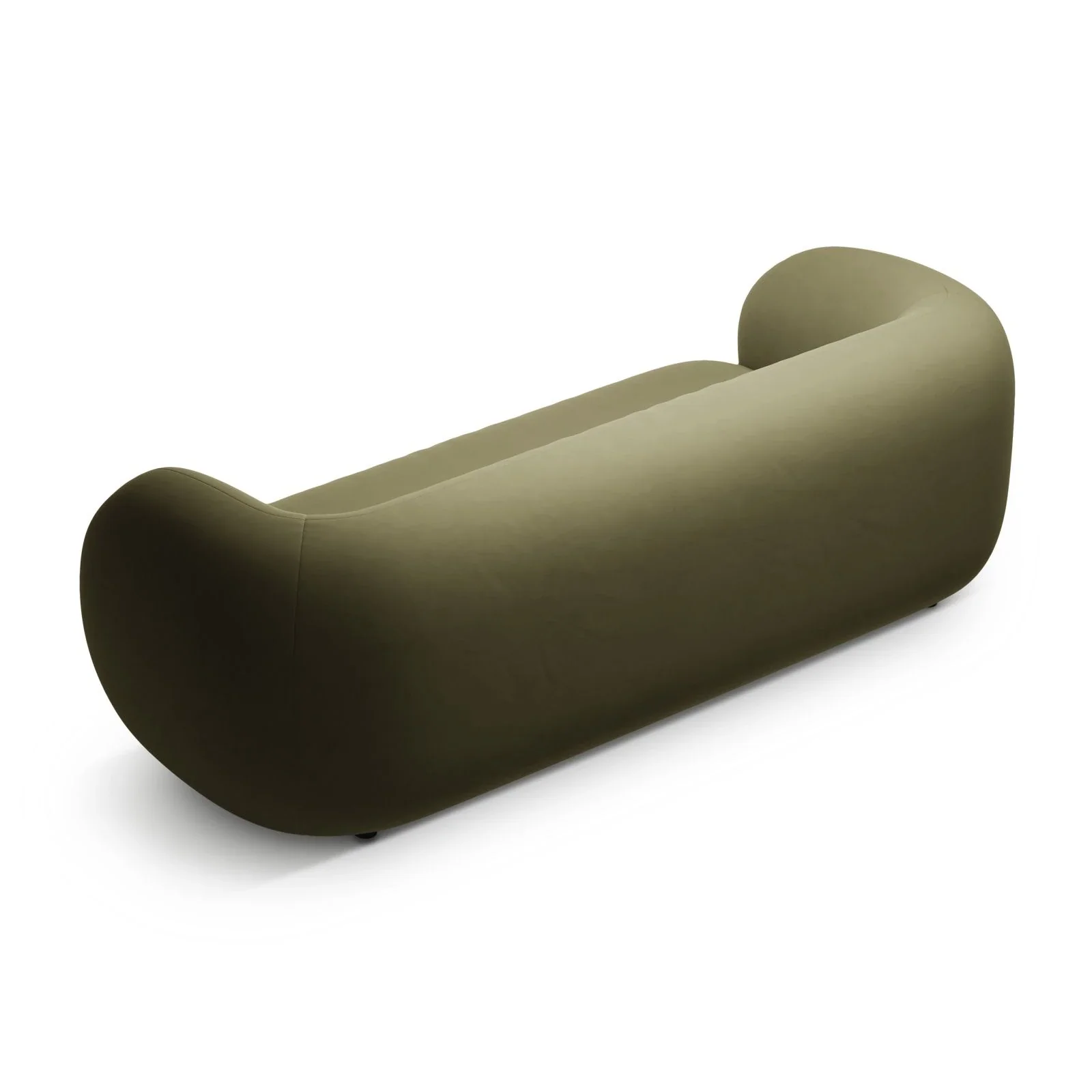 Kate 3-Sitzer Sofa mit Bezug aus Samt, Strukturstoff oder Boucle, 213x99 cm - Image 63