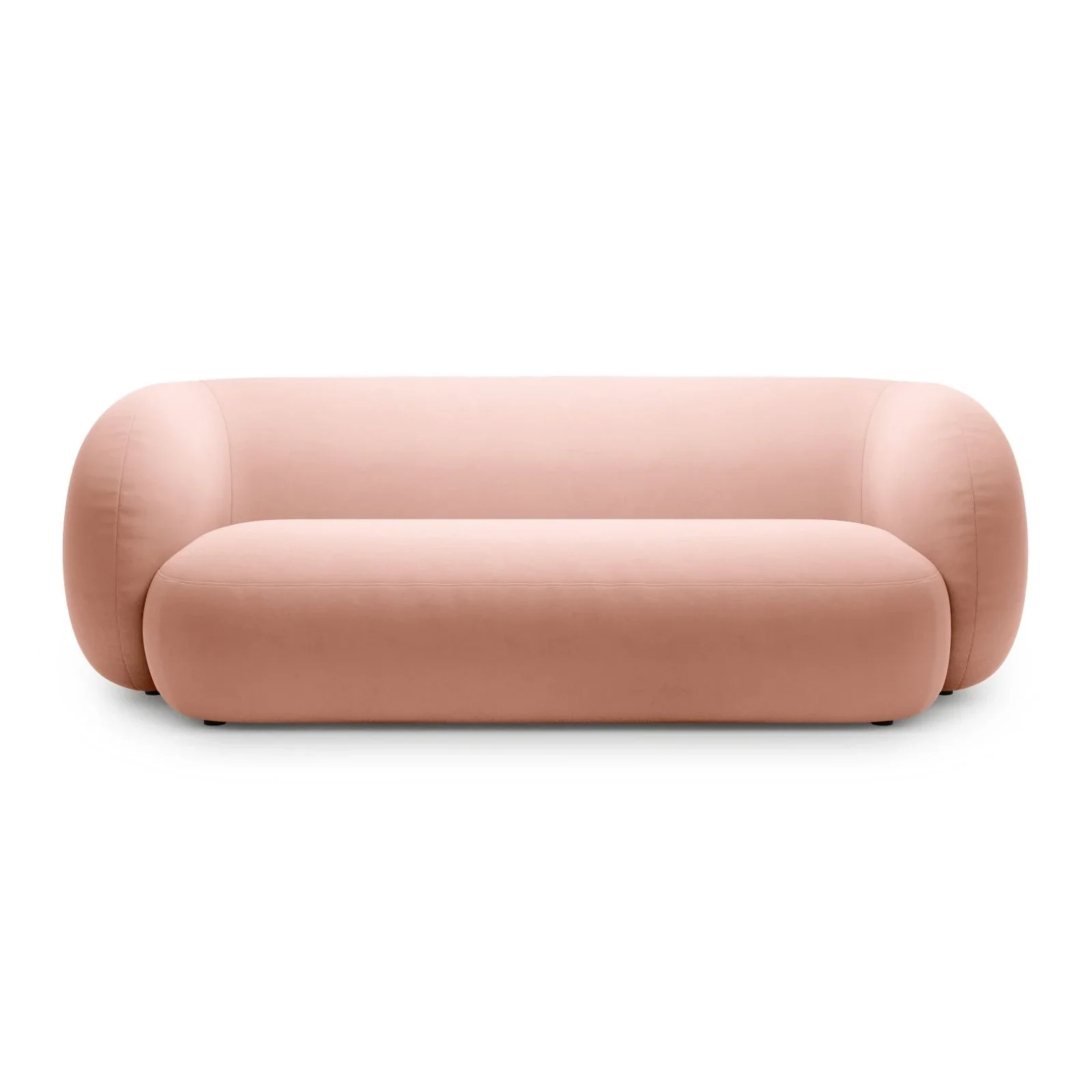 Kate 3-Sitzer Sofa mit Bezug aus Samt, Strukturstoff oder Boucle, 213x99 cm - Image 65
