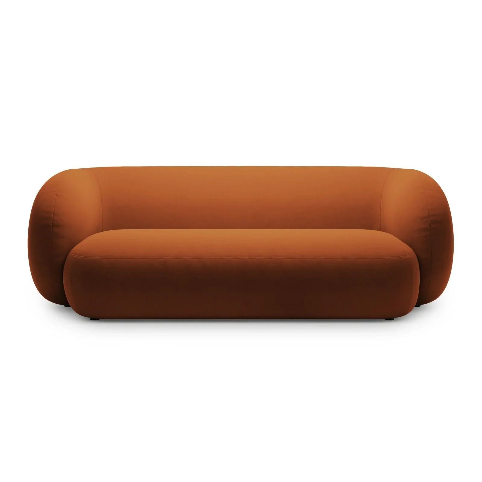 Kate 3-Sitzer Sofa mit Bezug aus Samt, Strukturstoff oder Boucle, 213x99 cm - Image 69