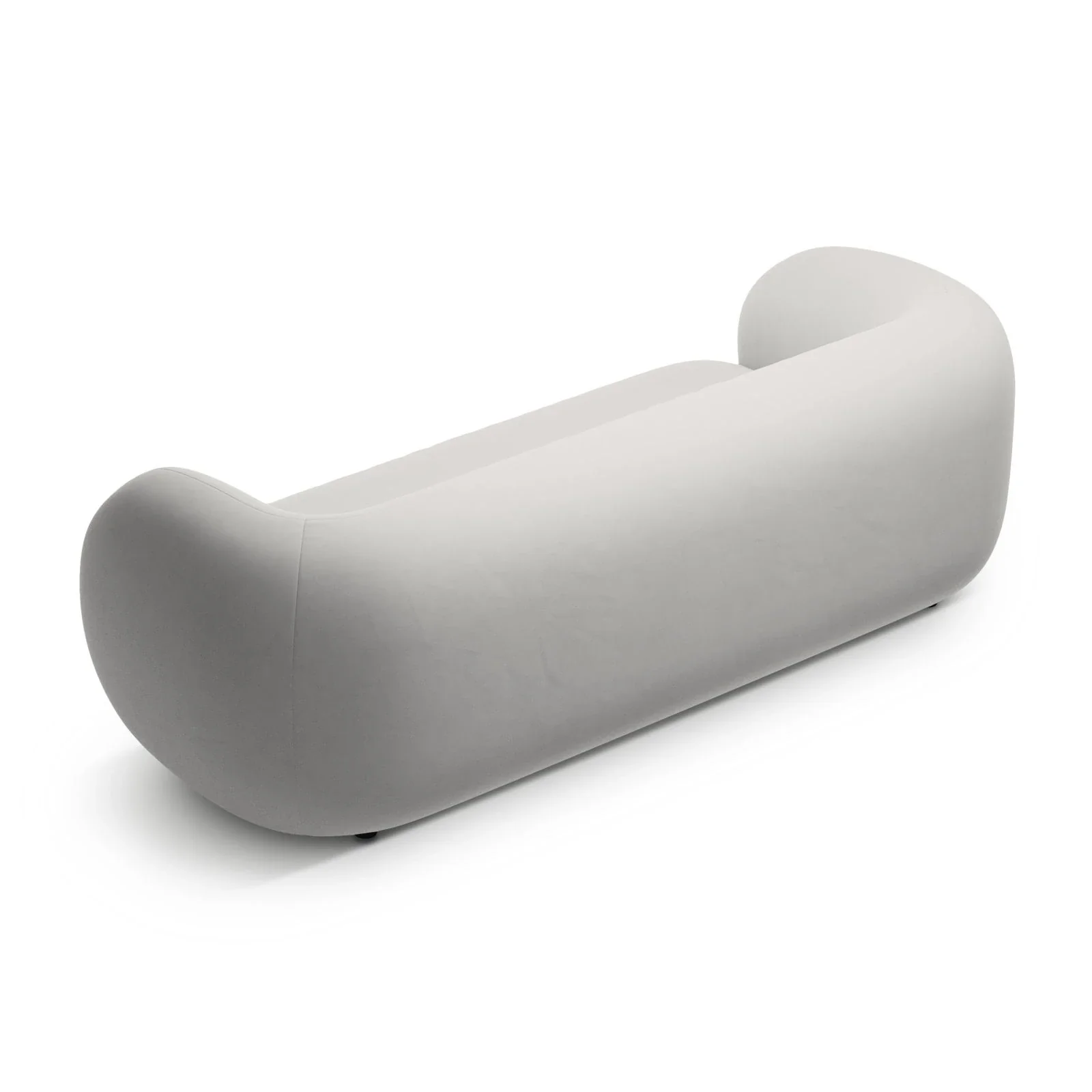 Kate 3-Sitzer Sofa mit Bezug aus Samt, Strukturstoff oder Boucle, 213x99 cm - Image 75