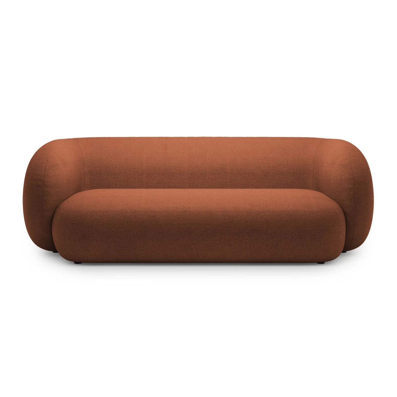 Kate 3-Sitzer Sofa mit Bezug aus Samt, Strukturstoff oder Boucle, 213x99 cm - Image 9