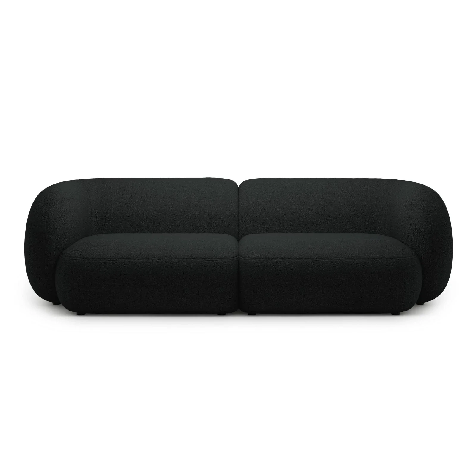 Kate 4-Sitzer Sofa mit Bezug aus Samt, Strukturstoff oder Boucle, 243x99 cm - Image 21