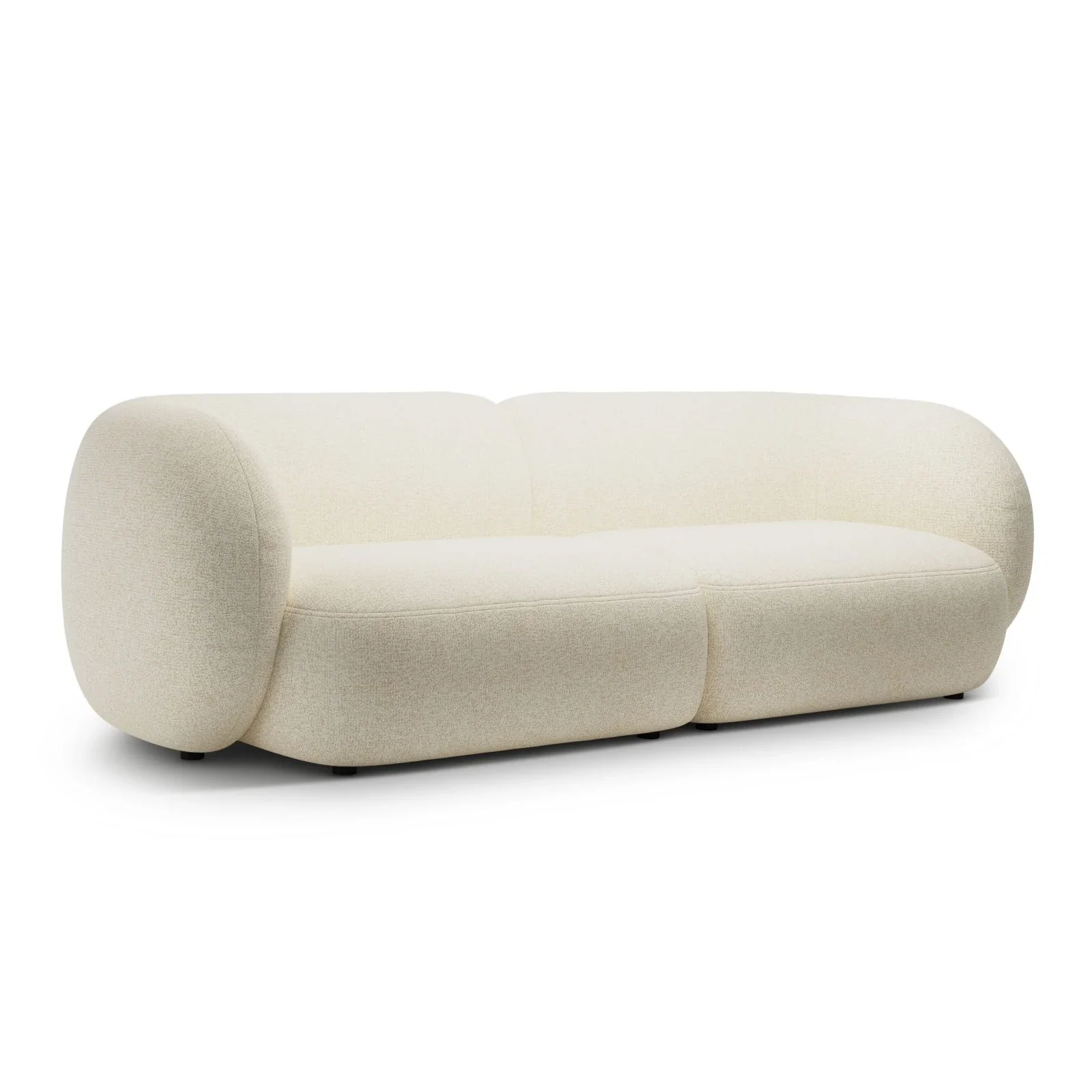 Kate 4-Sitzer Sofa mit Bezug aus Samt, Strukturstoff oder Boucle, 243x99 cm - Image 30