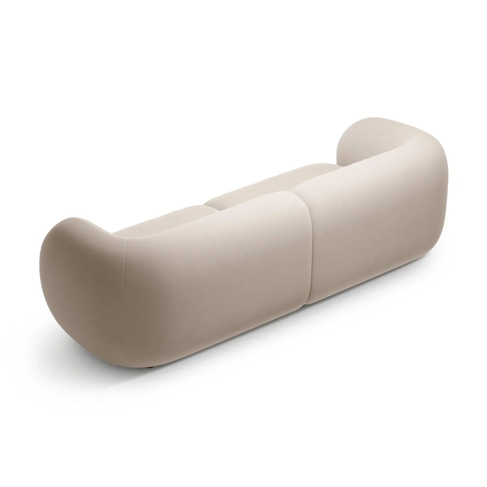 Kate 4-Sitzer Sofa mit Bezug aus Samt, Strukturstoff oder Boucle, 243x99 cm - Image 55