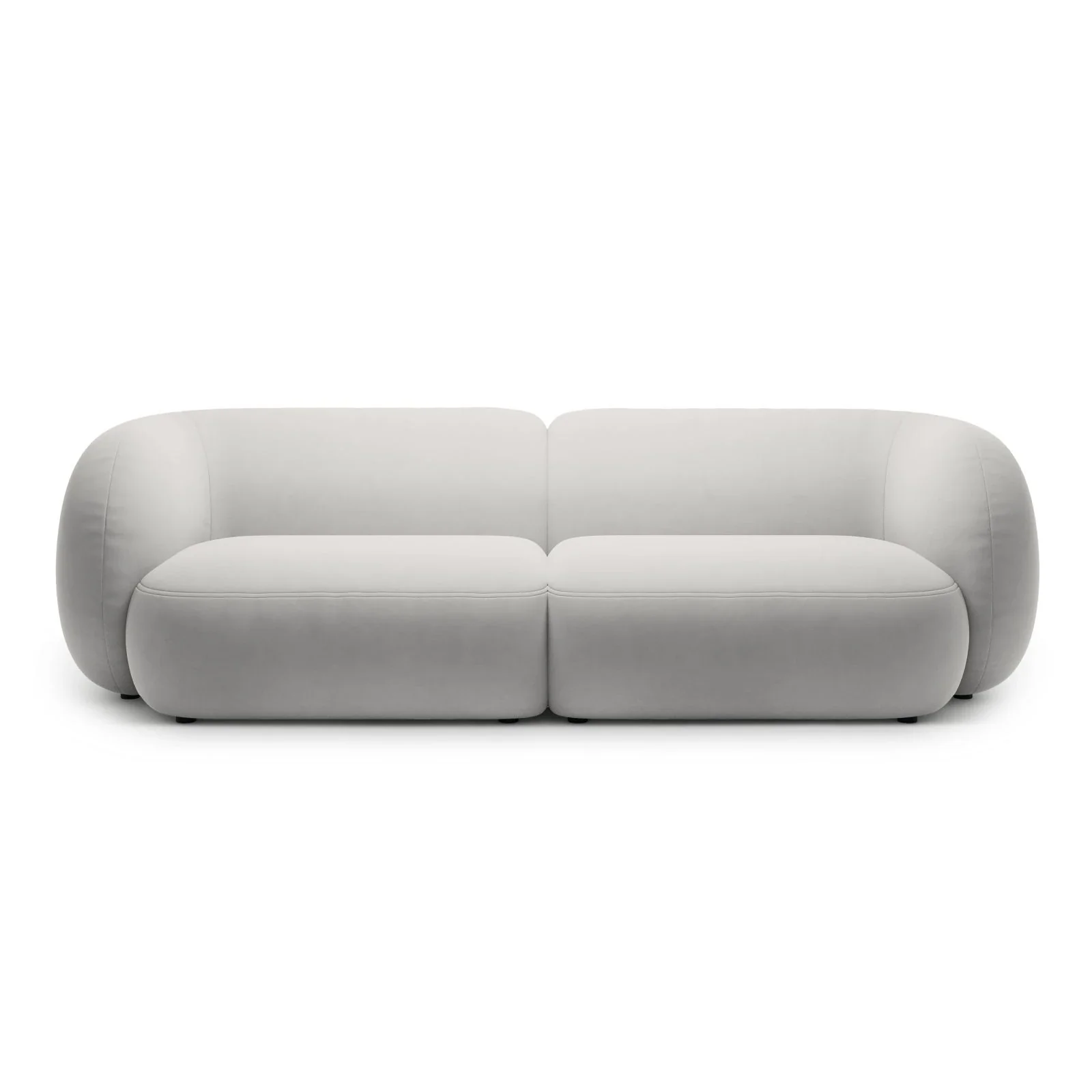 Kate 4-Sitzer Sofa mit Bezug aus Samt, Strukturstoff oder Boucle, 243x99 cm - Image 73