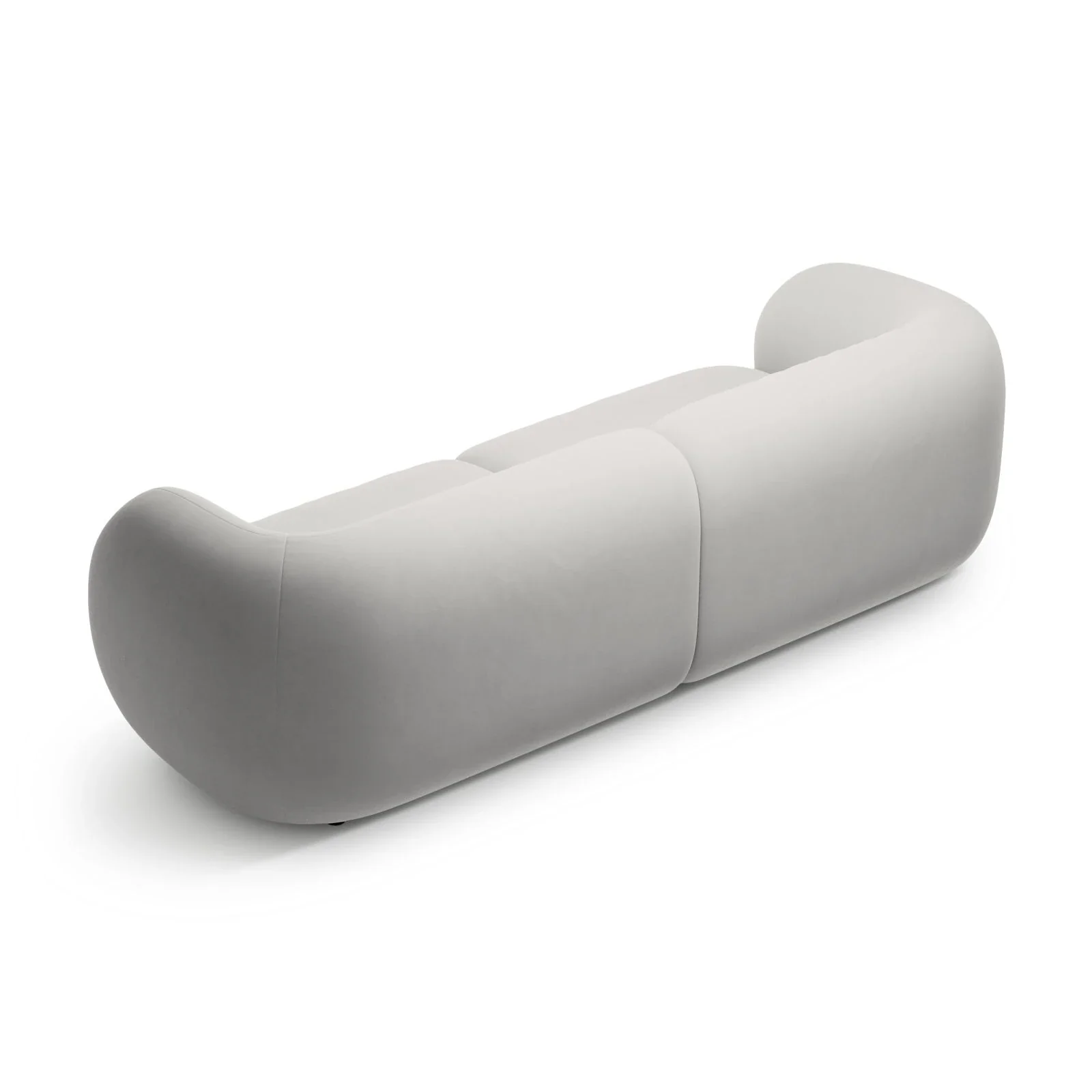 Kate 4-Sitzer Sofa mit Bezug aus Samt, Strukturstoff oder Boucle, 243x99 cm - Image 75