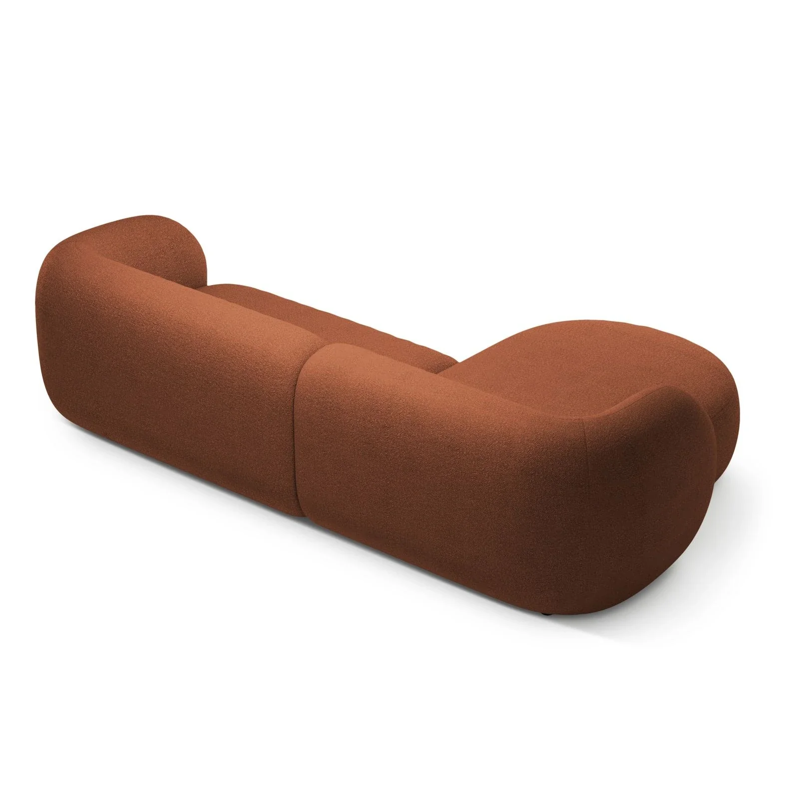 Kate Ecksofa Links mit Bezug aus Samt, Strukturstoff oder Boucle, 285x176 cm - Image 11