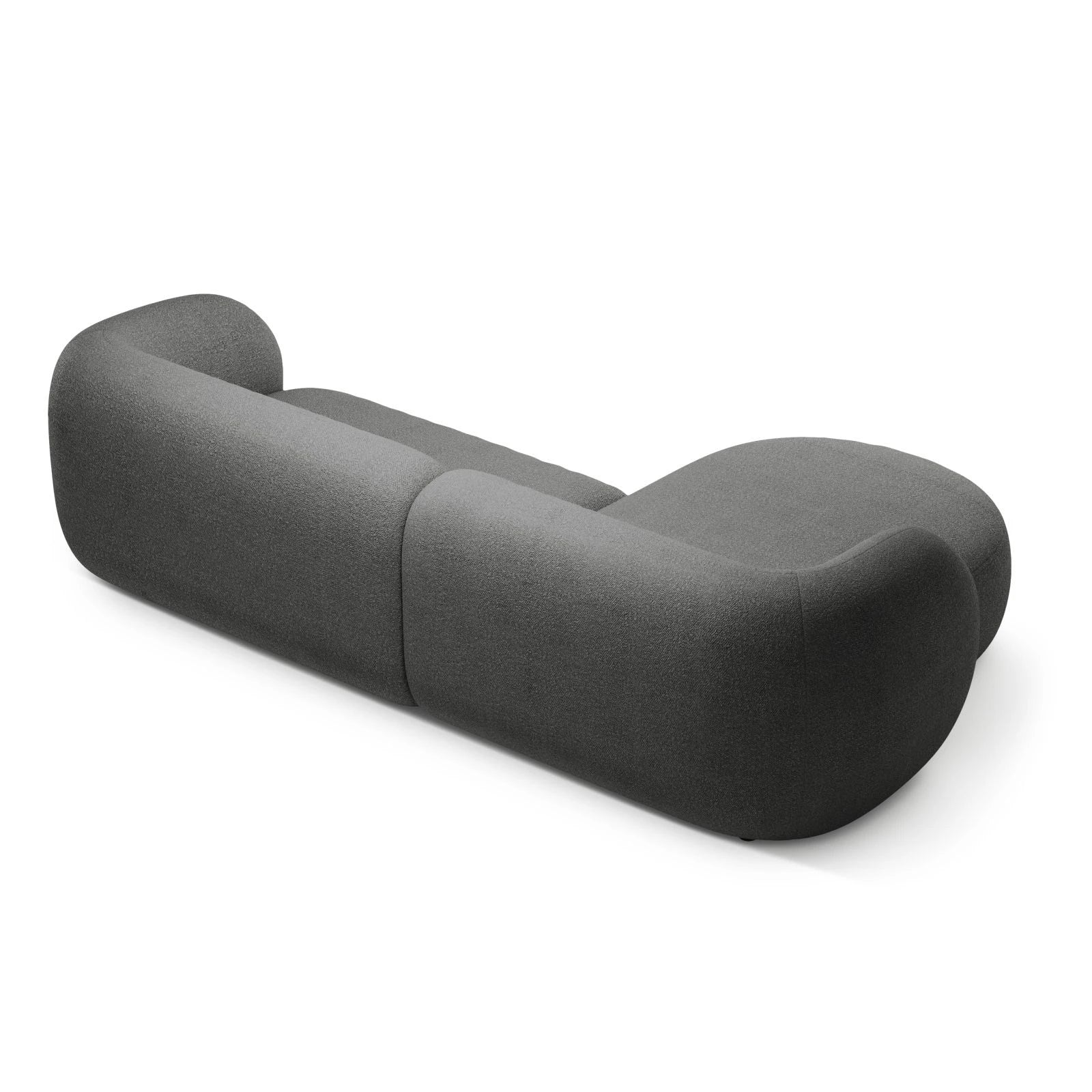 Kate Ecksofa Links mit Bezug aus Samt, Strukturstoff oder Boucle, 285x176 cm - Image 19