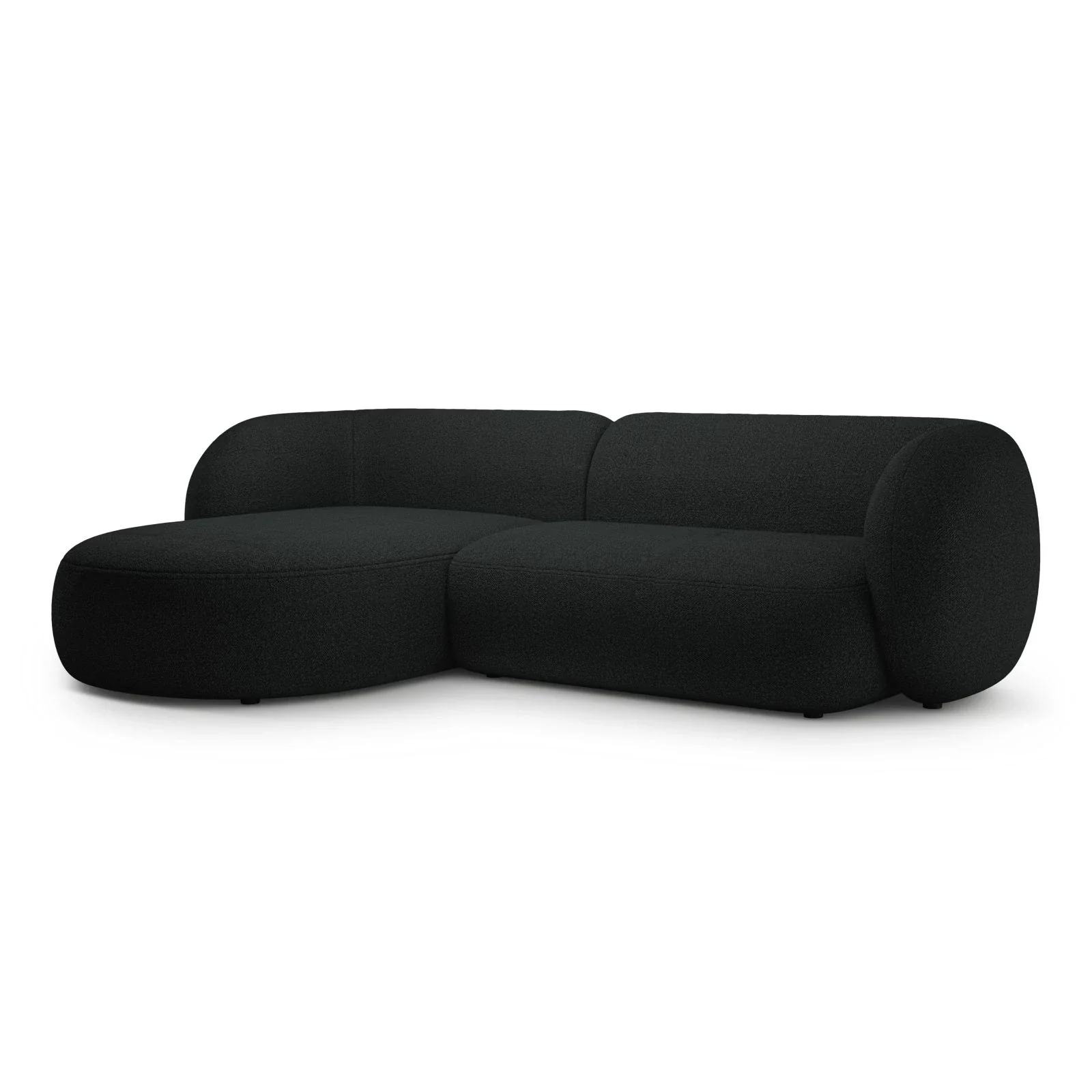 Kate Ecksofa Links mit Bezug aus Samt, Strukturstoff oder Boucle, 285x176 cm - Image 22