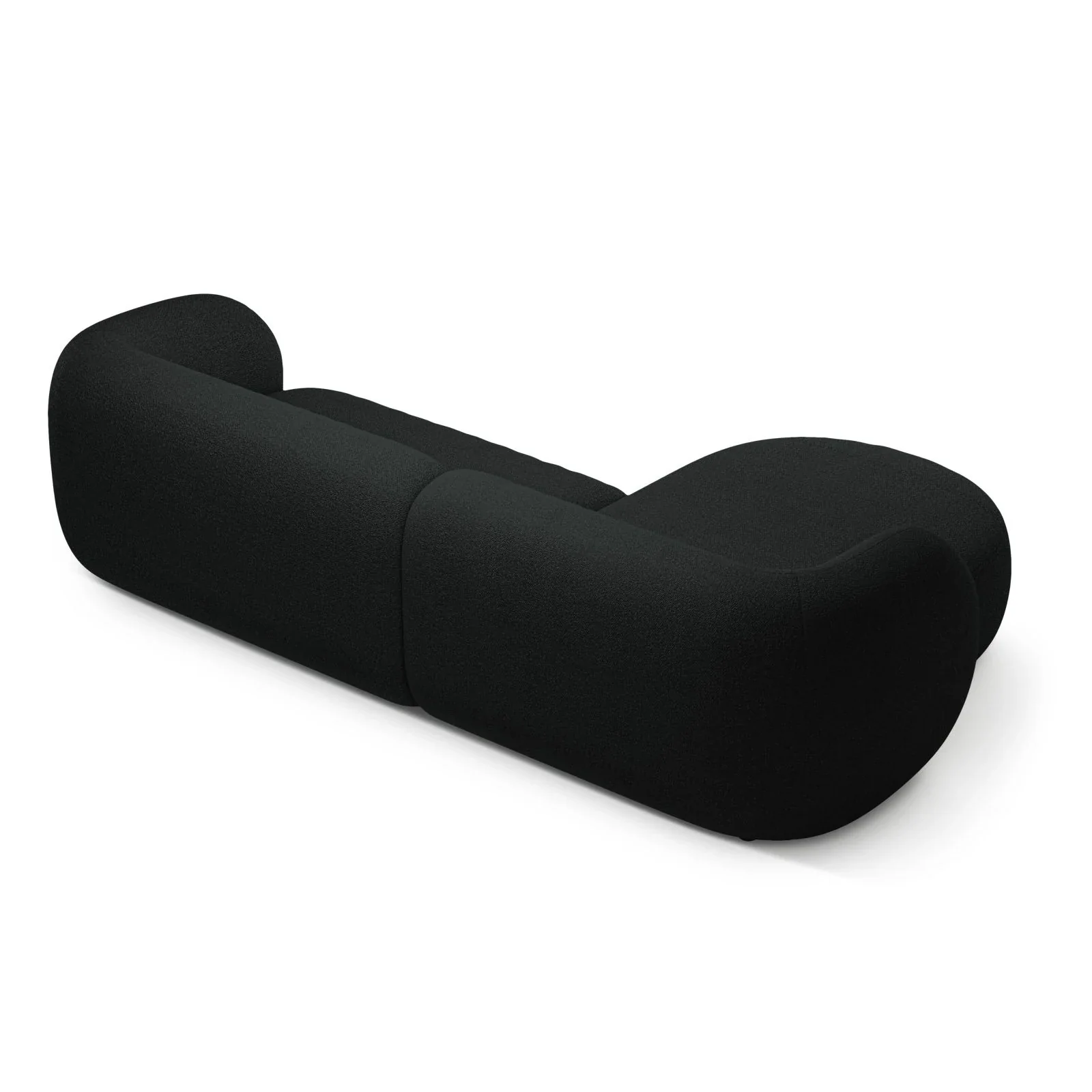 Kate Ecksofa Links mit Bezug aus Samt, Strukturstoff oder Boucle, 285x176 cm - Image 23