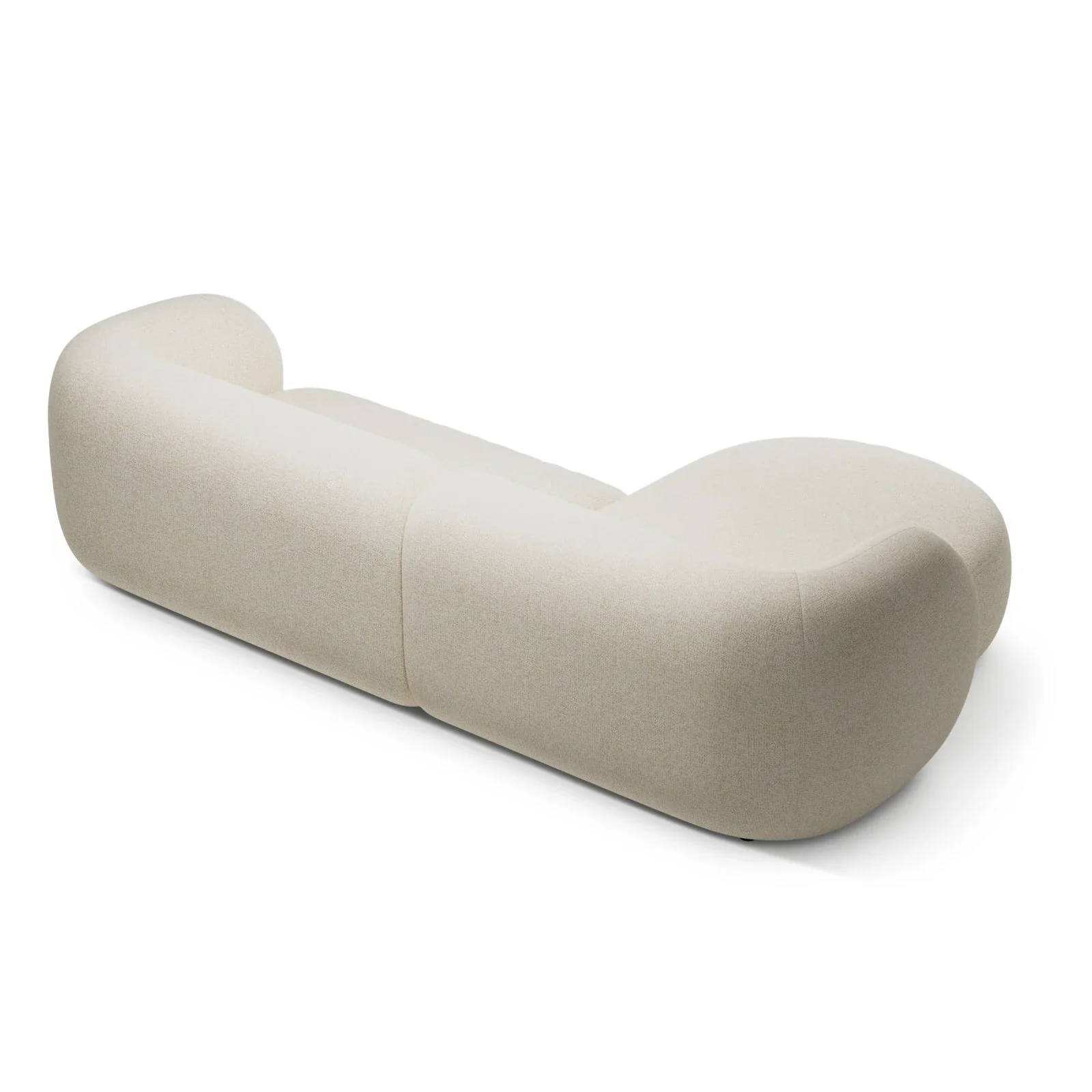 Kate Ecksofa Links mit Bezug aus Samt, Strukturstoff oder Boucle, 285x176 cm - Image 31