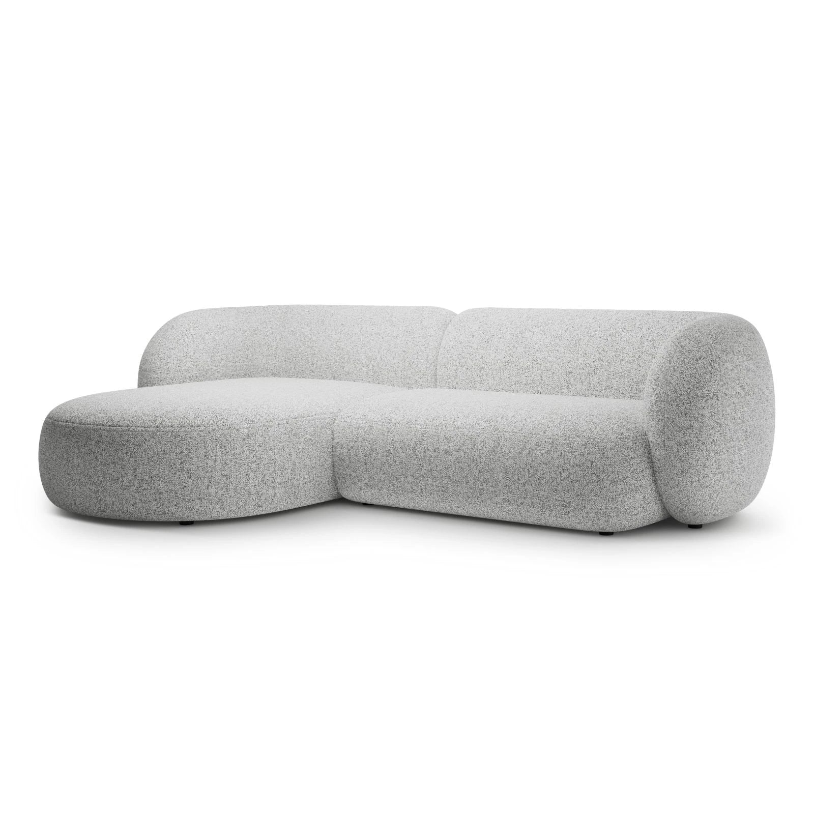 Kate Ecksofa Links mit Bezug aus Samt, Strukturstoff oder Boucle, 285x176 cm - Image 34