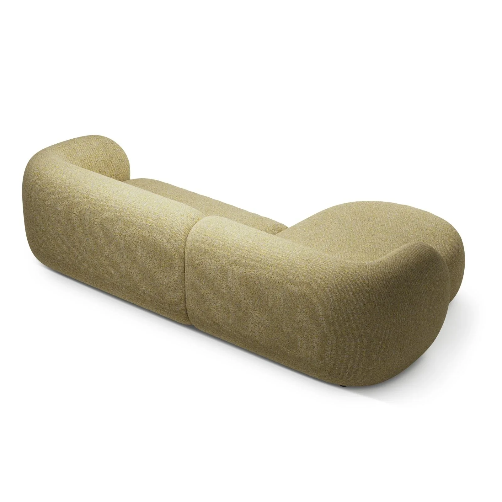 Kate Ecksofa Links mit Bezug aus Samt, Strukturstoff oder Boucle, 285x176 cm - Image 39
