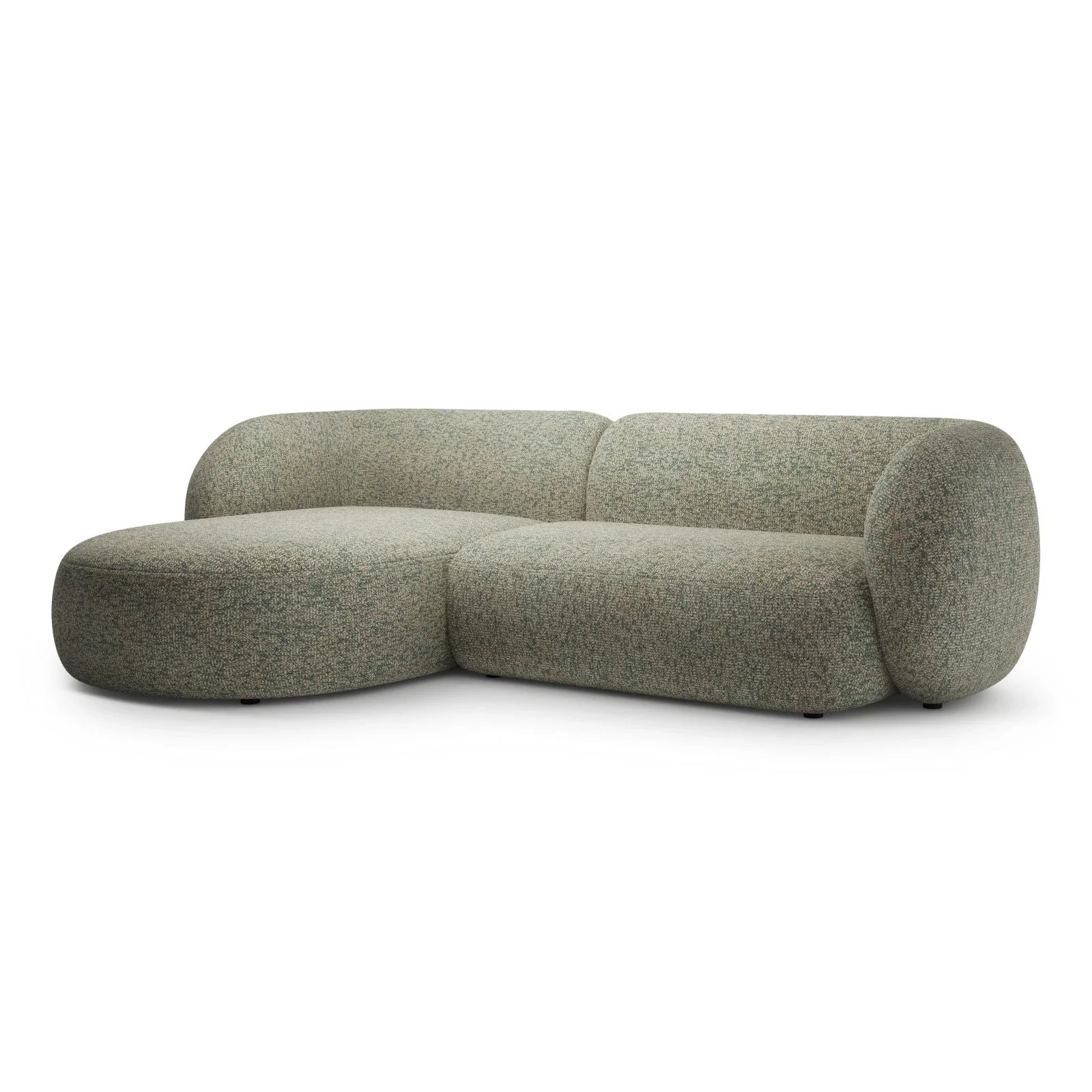 Kate Ecksofa Links mit Bezug aus Samt, Strukturstoff oder Boucle, 285x176 cm - Image 42