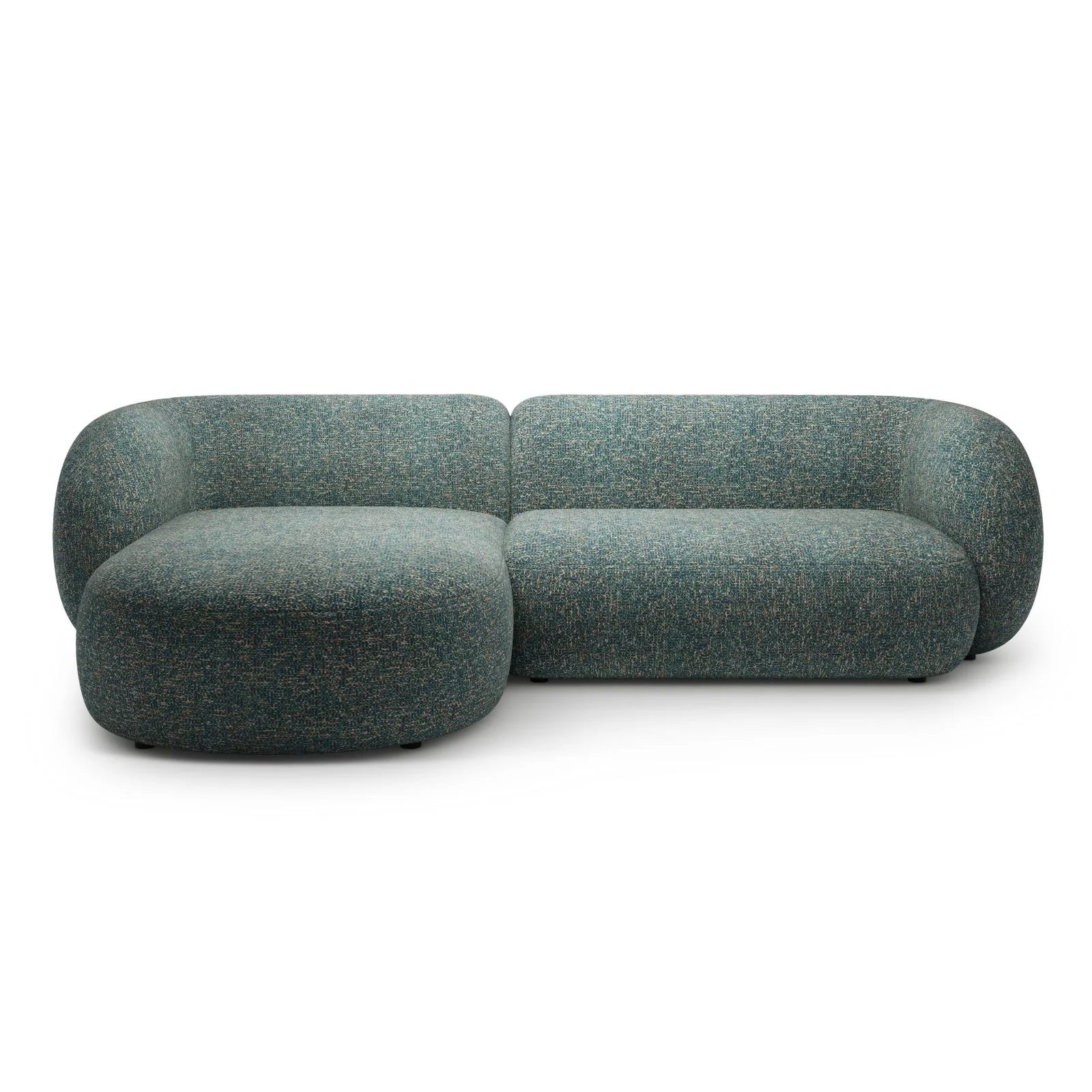 Kate Ecksofa Links mit Bezug aus Samt, Strukturstoff oder Boucle, 285x176 cm - Image 45