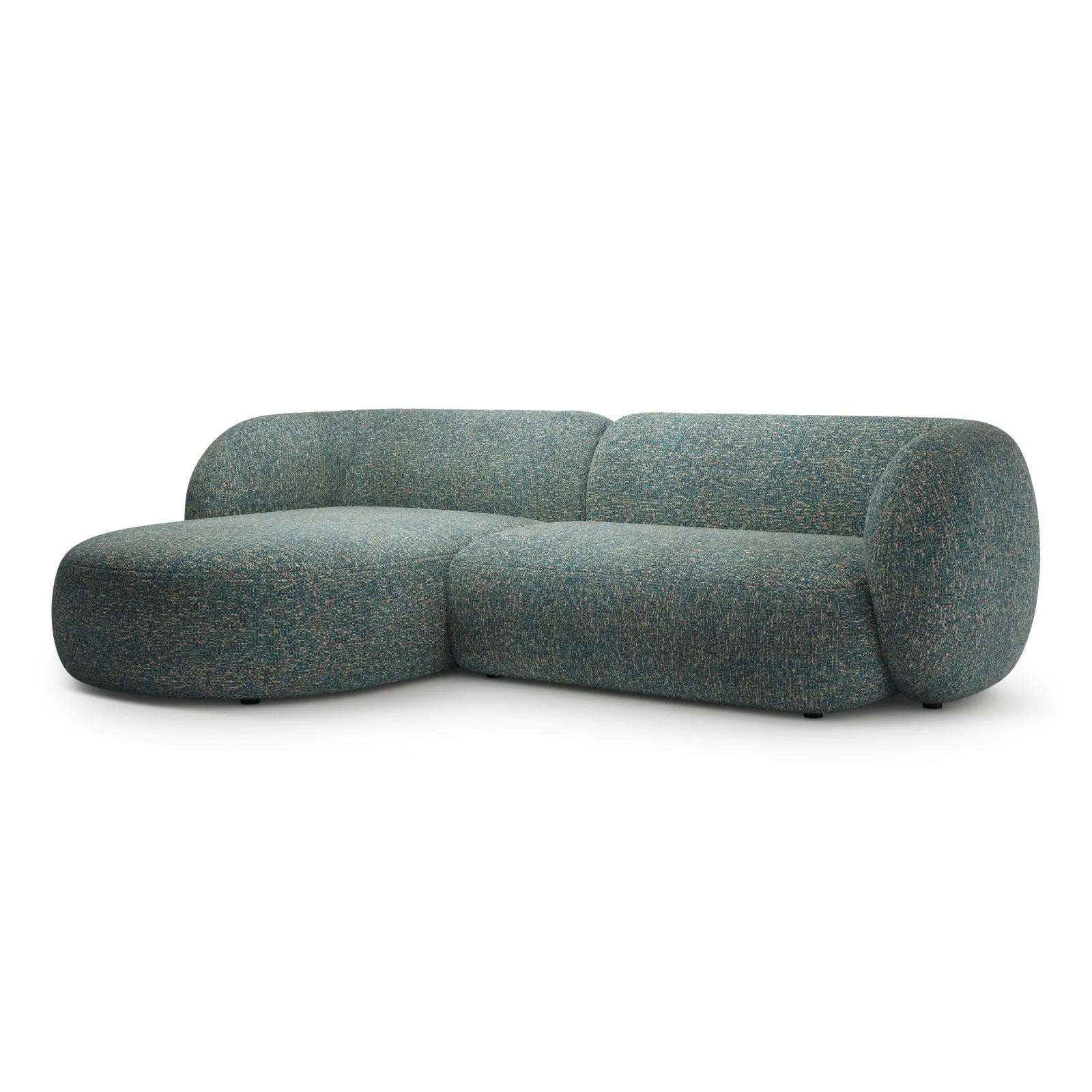 Kate Ecksofa Links mit Bezug aus Samt, Strukturstoff oder Boucle, 285x176 cm - Image 46
