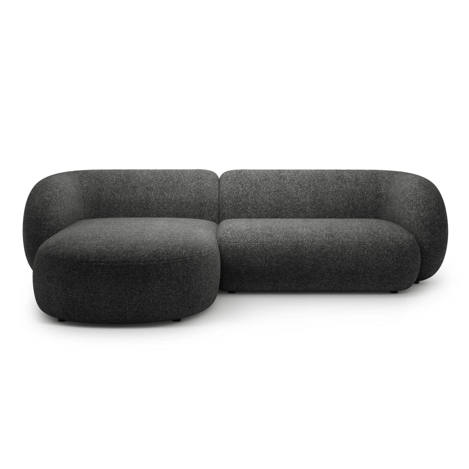 Kate Ecksofa Links mit Bezug aus Samt, Strukturstoff oder Boucle, 285x176 cm - Image 49