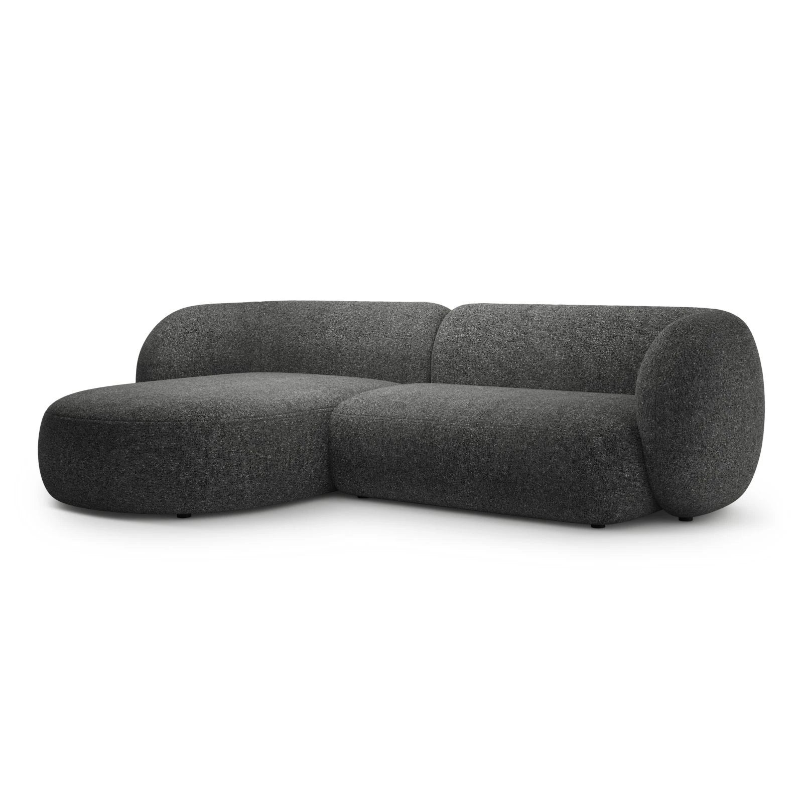 Kate Ecksofa Links mit Bezug aus Samt, Strukturstoff oder Boucle, 285x176 cm - Image 50