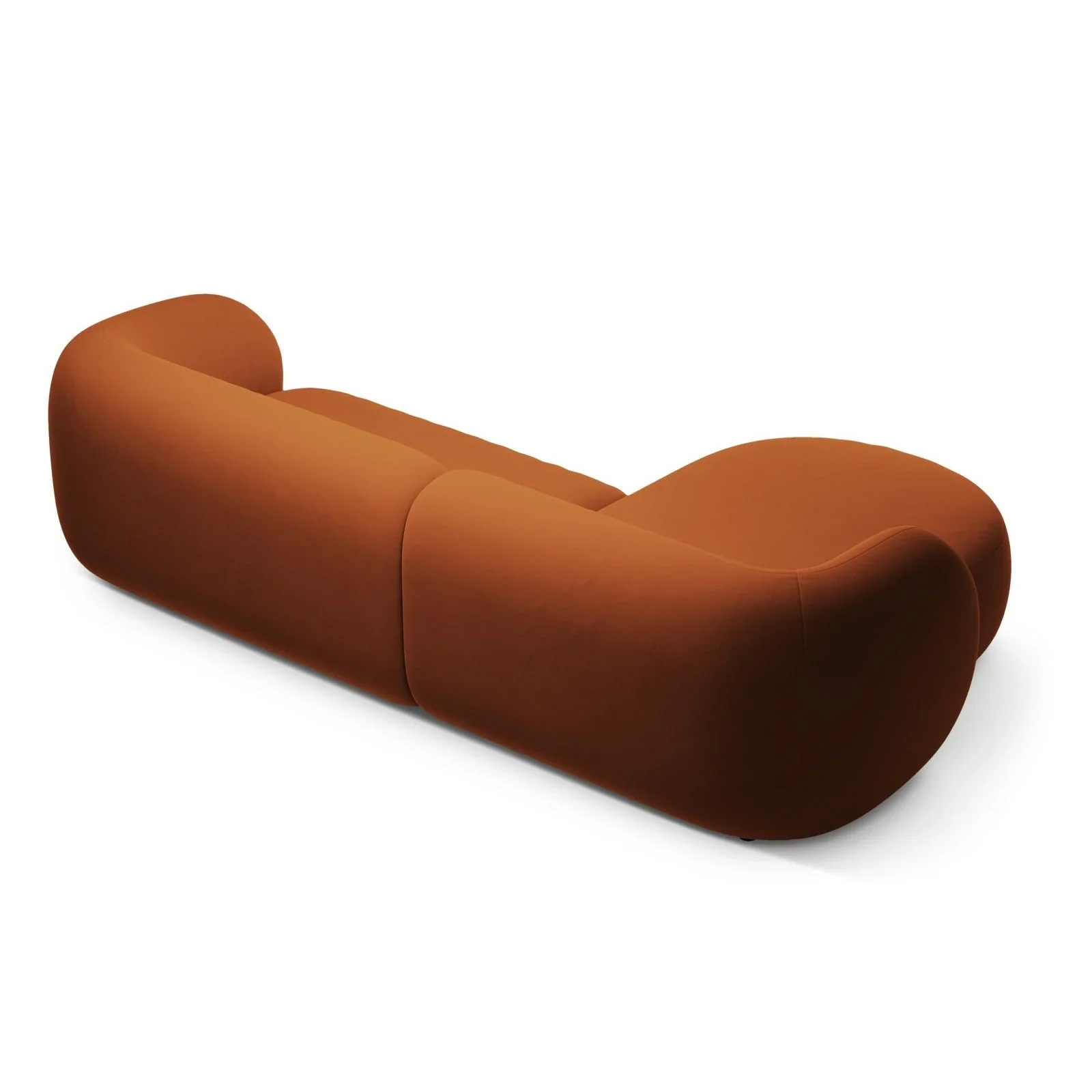 Kate Ecksofa Links mit Bezug aus Samt, Strukturstoff oder Boucle, 285x176 cm - Image 71