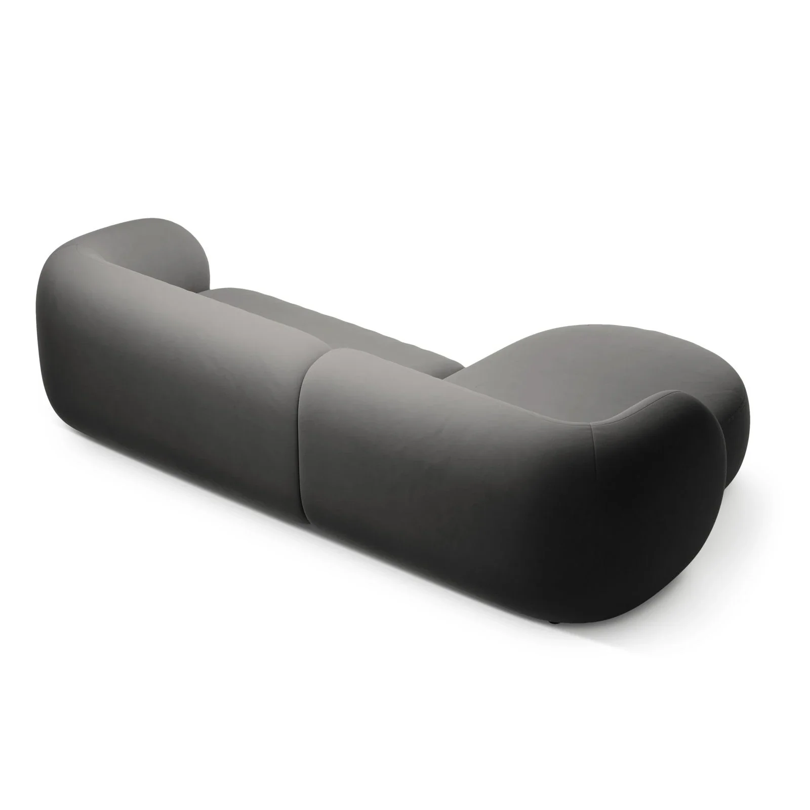 Kate Ecksofa Links mit Bezug aus Samt, Strukturstoff oder Boucle, 285x176 cm - Image 79