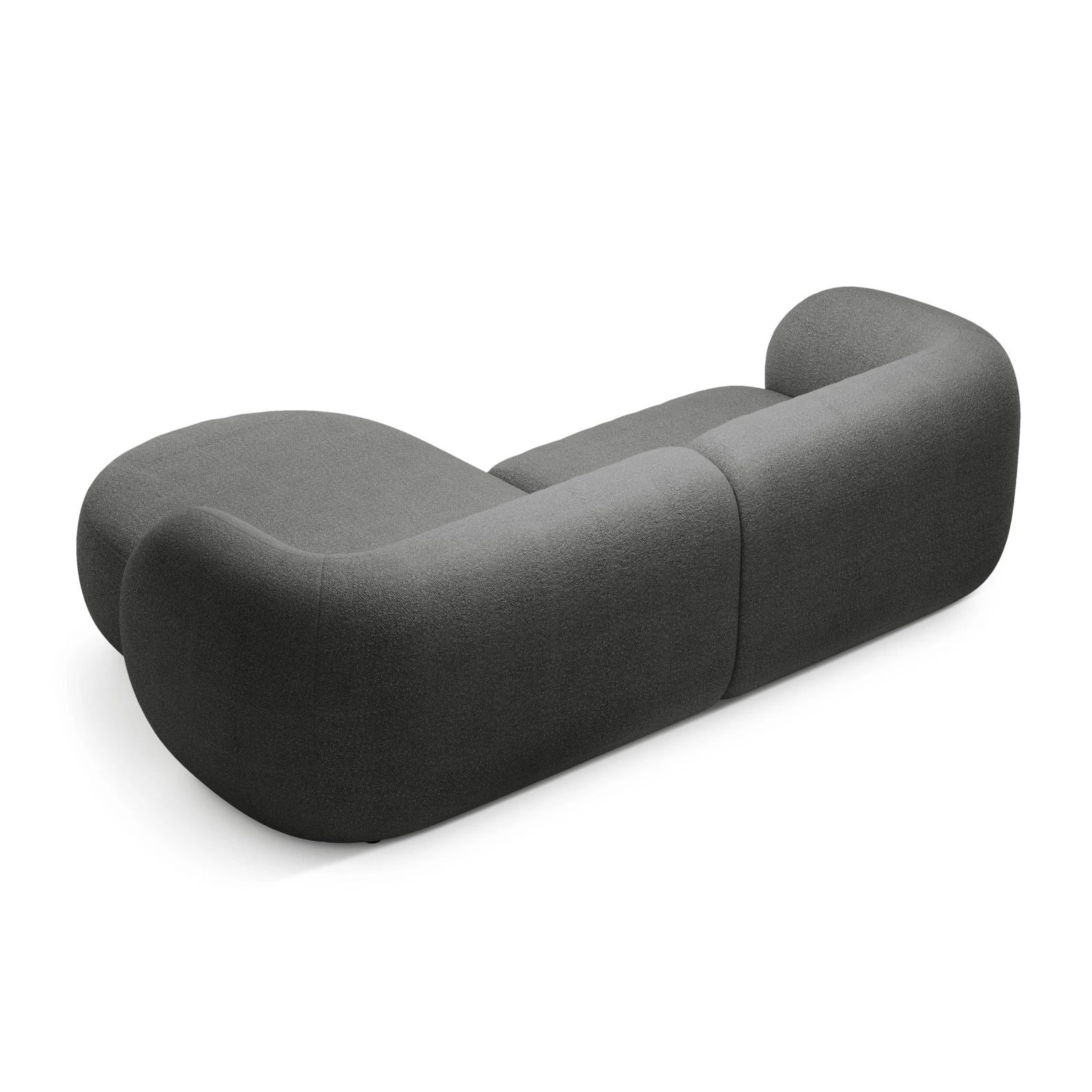 Kate Ecksofa Rechts mit Bezug aus Samt, Strukturstoff oder Boucle, 255x176 cm - Image 20