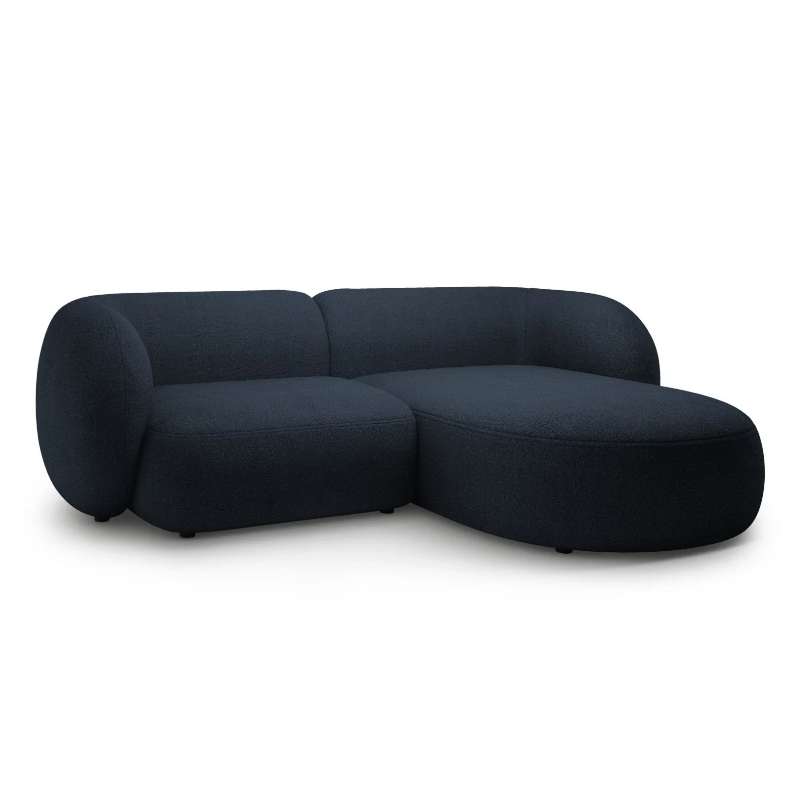 Kate Ecksofa Rechts mit Bezug aus Samt, Strukturstoff oder Boucle, 255x176 cm - Image 27