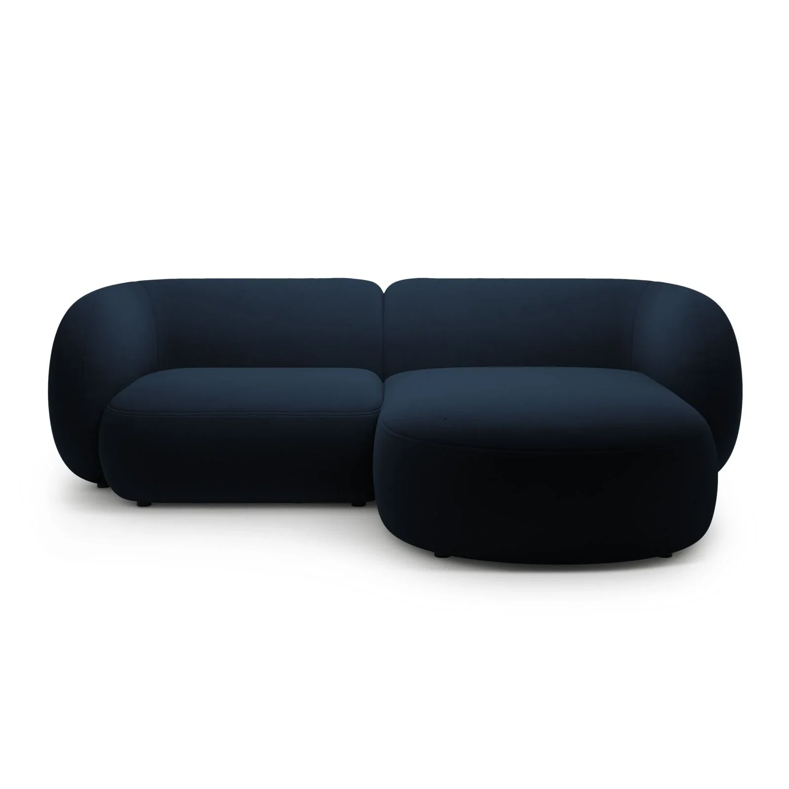 Kate Ecksofa Rechts mit Bezug aus Samt, Strukturstoff oder Boucle, 255x176 cm - Image 58