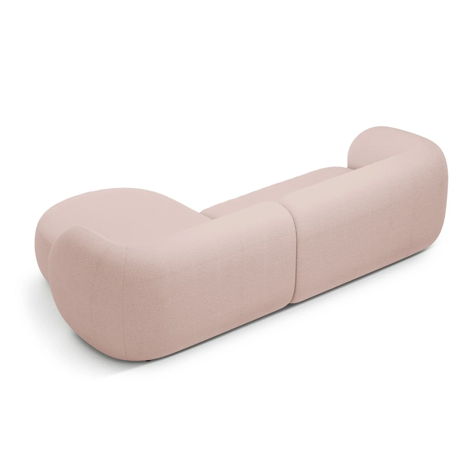 Kate Ecksofa Rechts mit Bezug aus Samt, Strukturstoff oder Boucle, 285x176 cm - Image 15