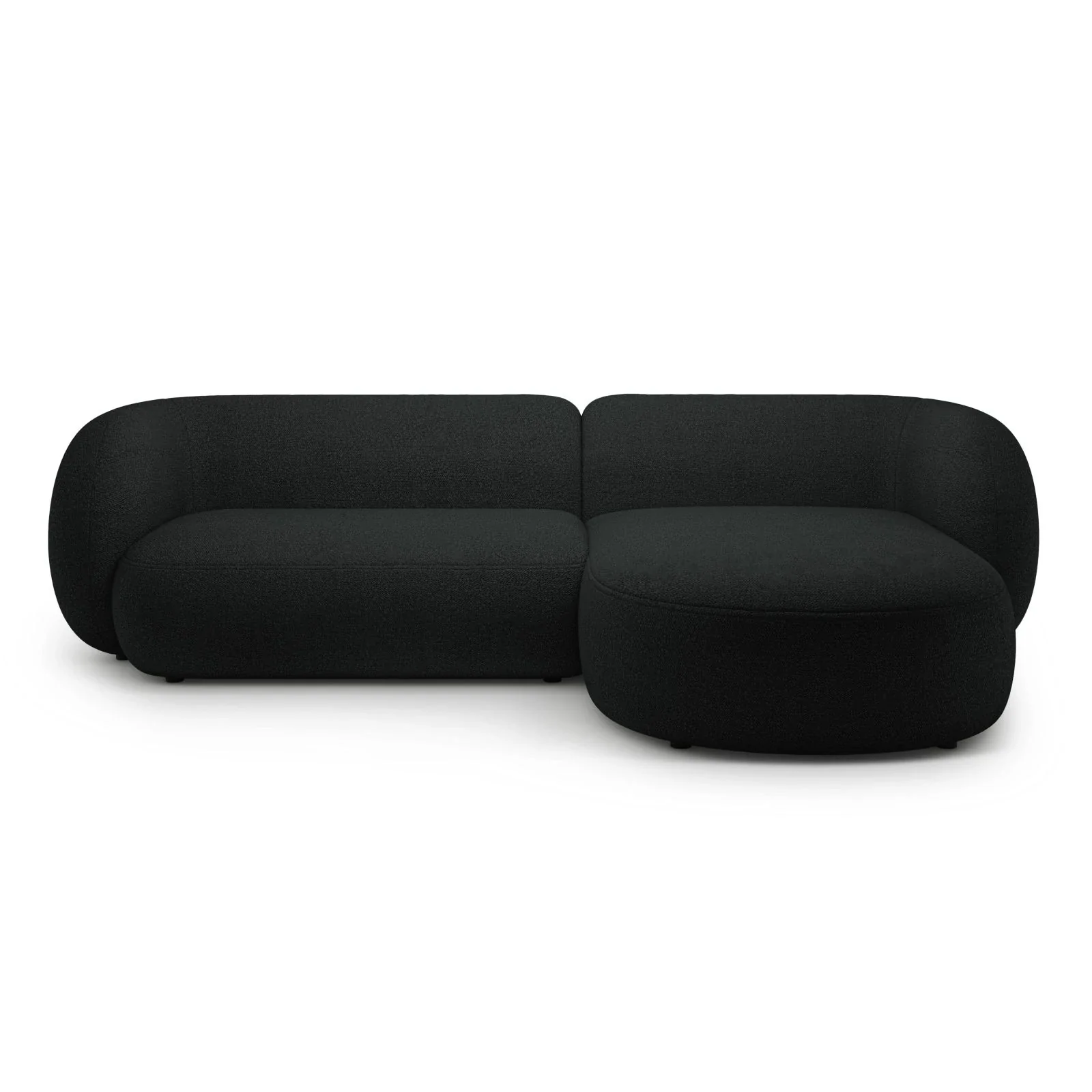Kate Ecksofa Rechts mit Bezug aus Samt, Strukturstoff oder Boucle, 285x176 cm - Image 21